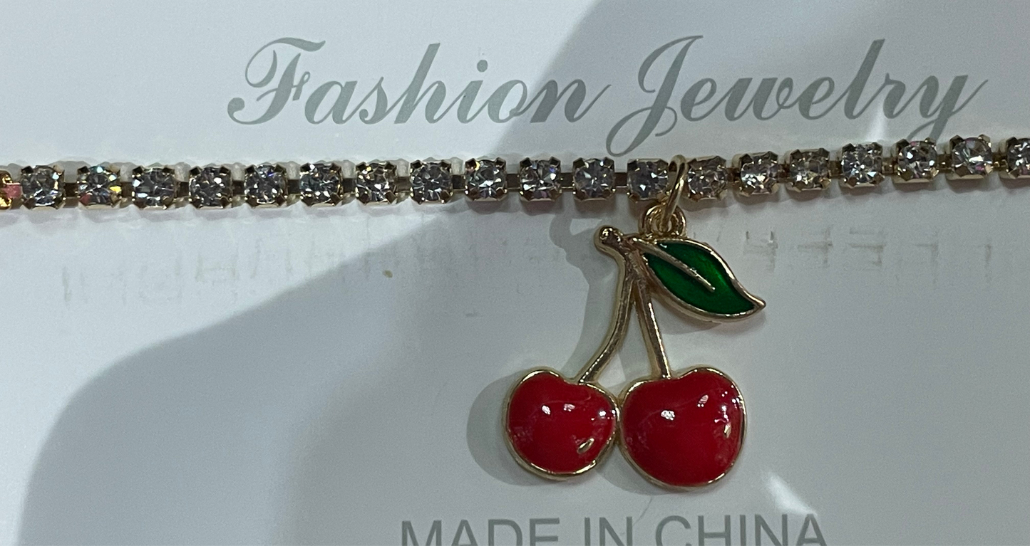 Pulsera de Cereza y Fresitas - Bling Bling