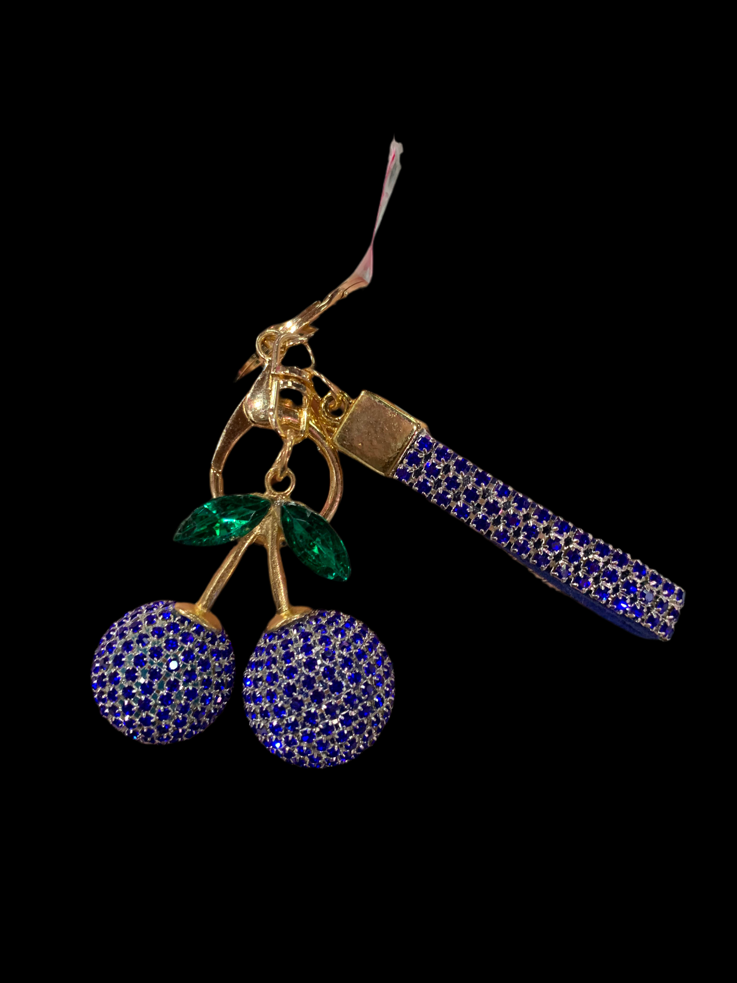 Llavero de cereza - cristal