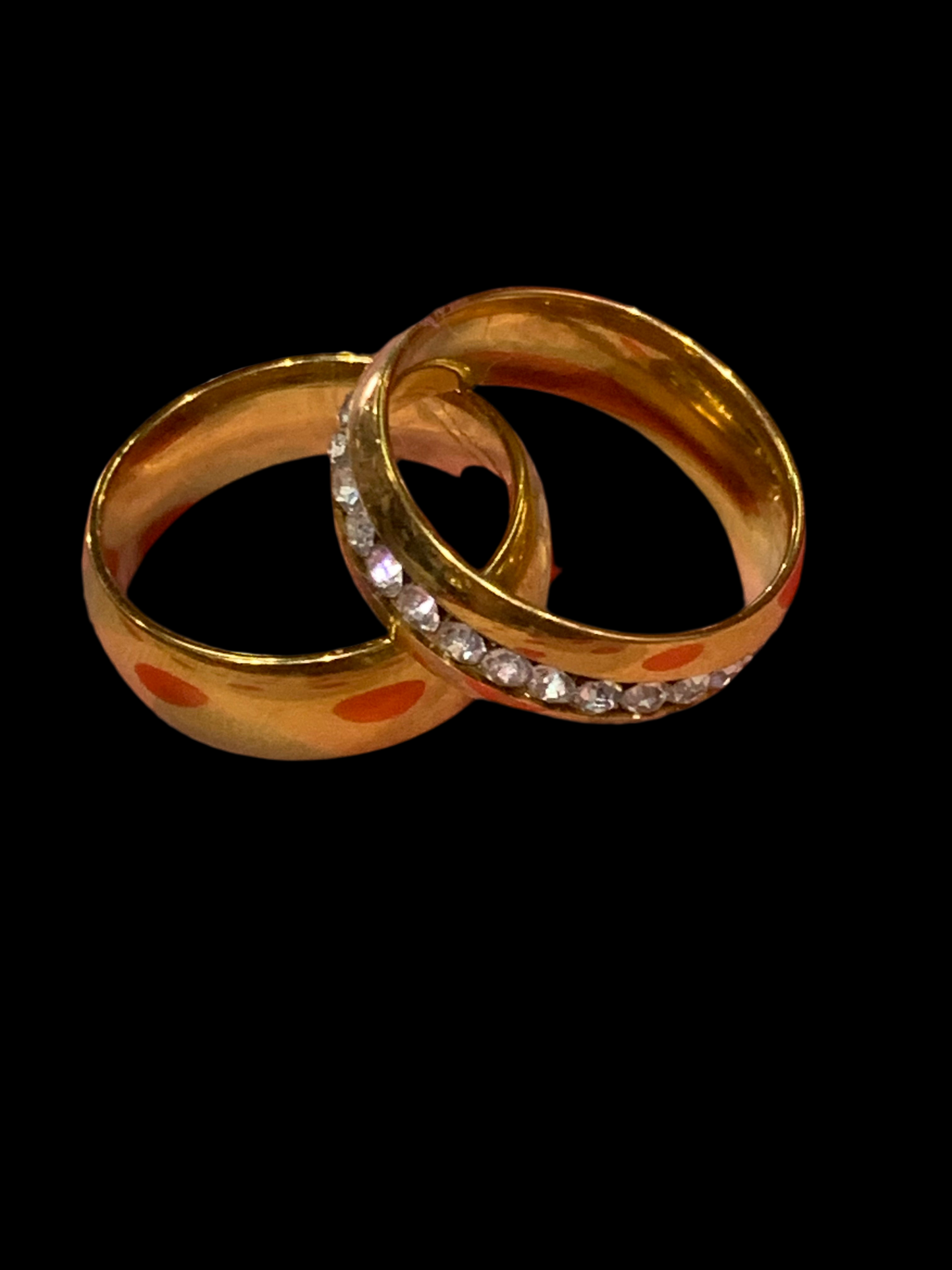 Anillo doble - bling bling