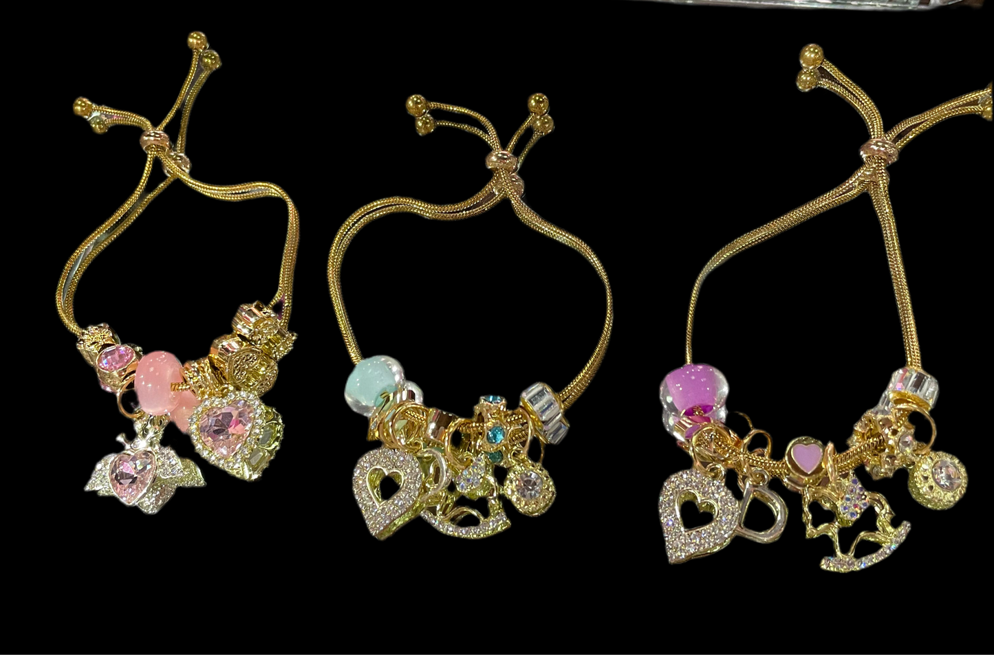 Pulsera ajustable dorada