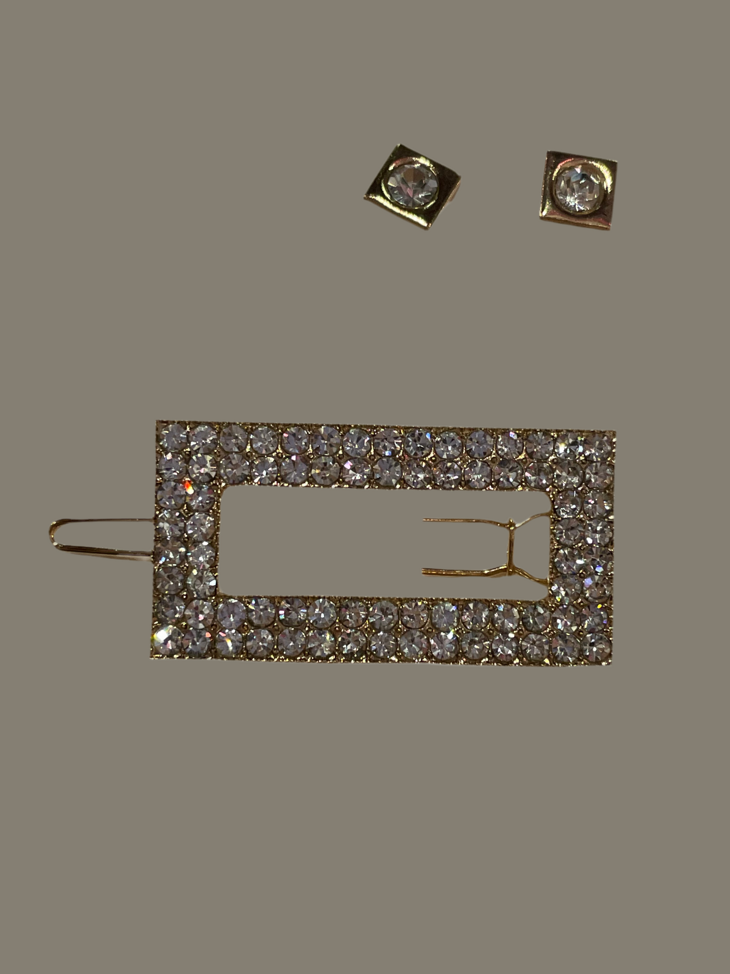 Pasador y aretes set - Bling Bling