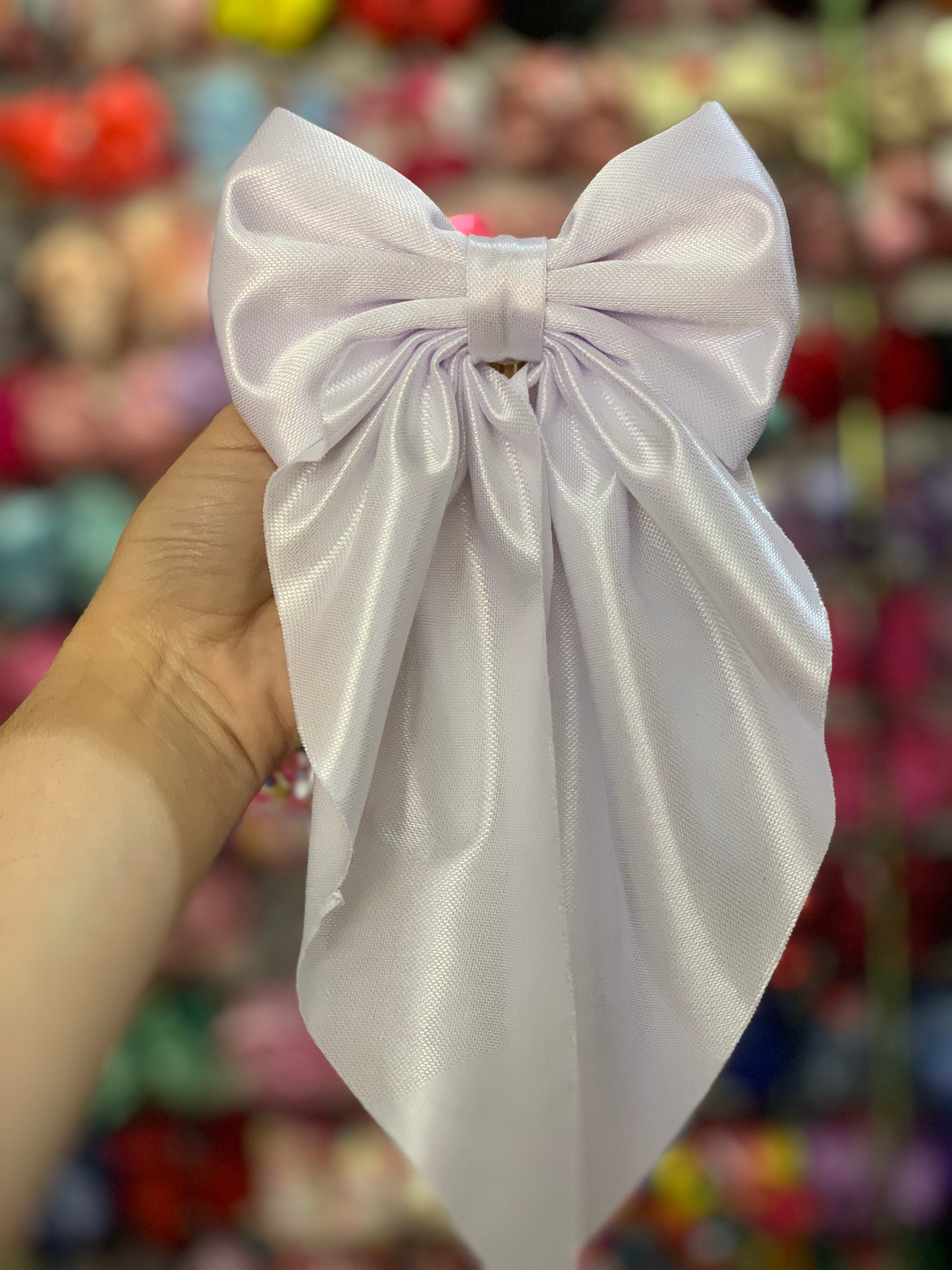 Moño princesa satin Escolar- los moños de Kari