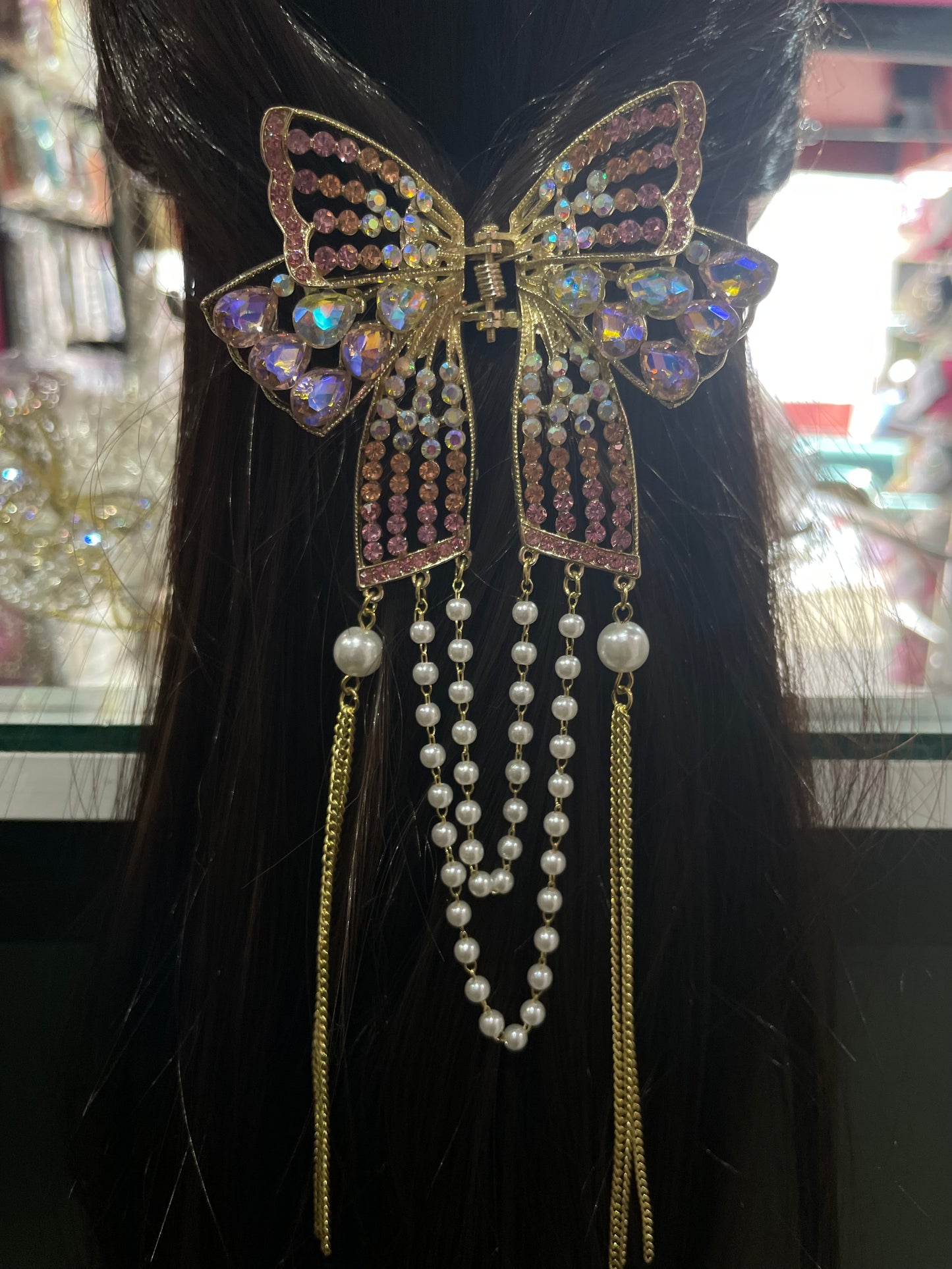 Pinza con Moño Grande - Bling Bling