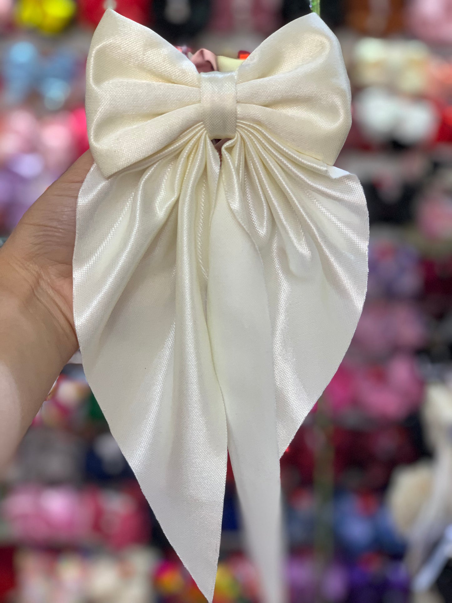 Moño princesa satin Escolar- los moños de Kari
