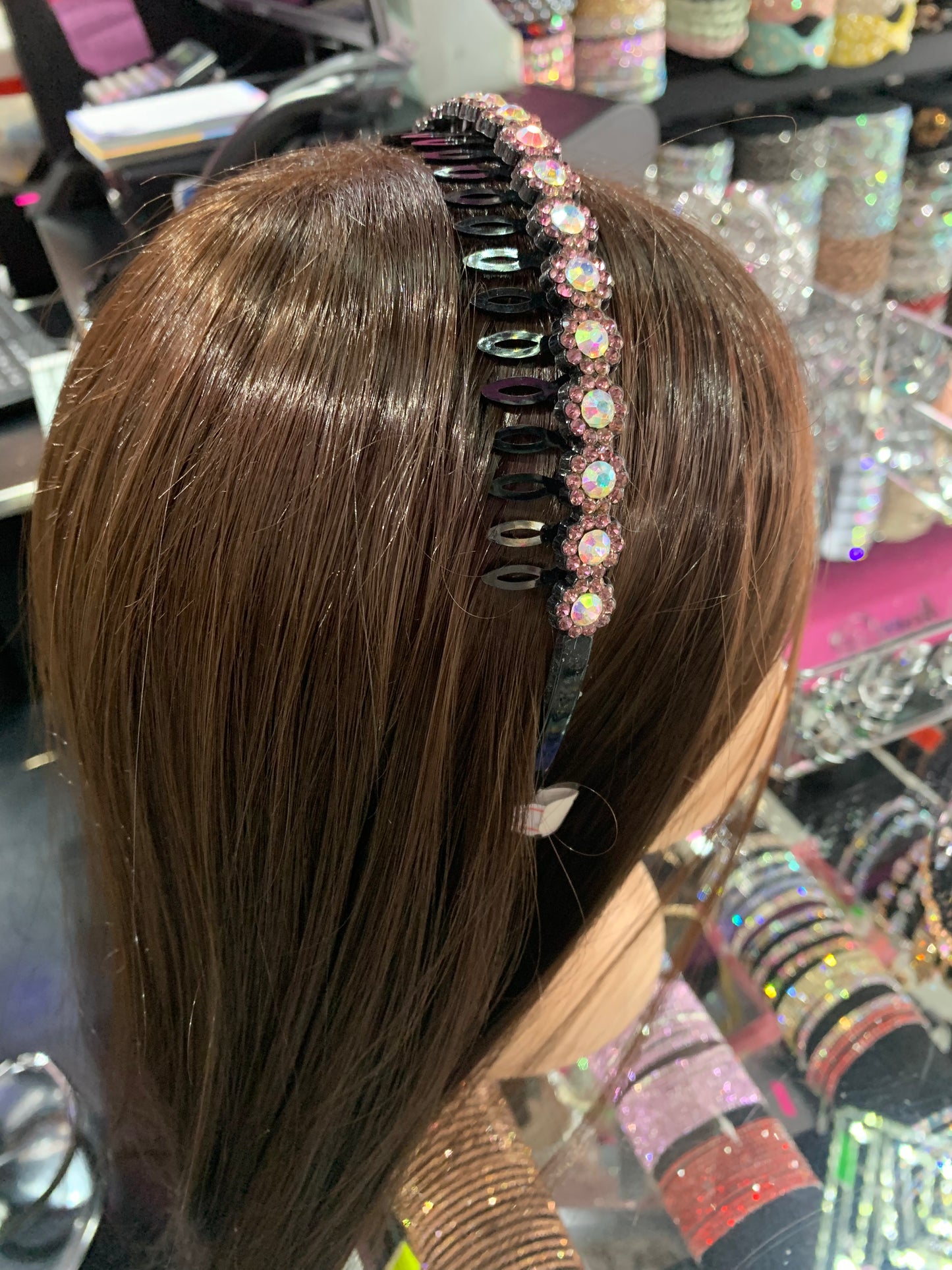Diadema decorada - bling bling