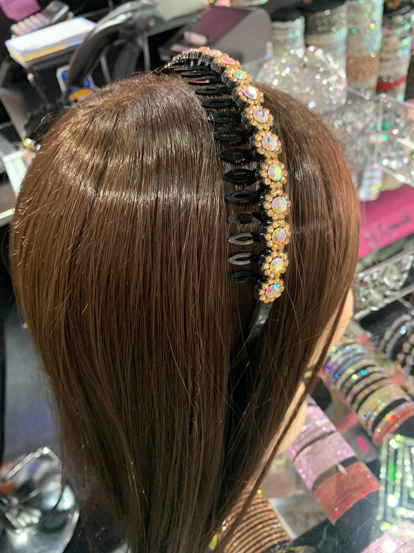 Diadema decorada - bling bling