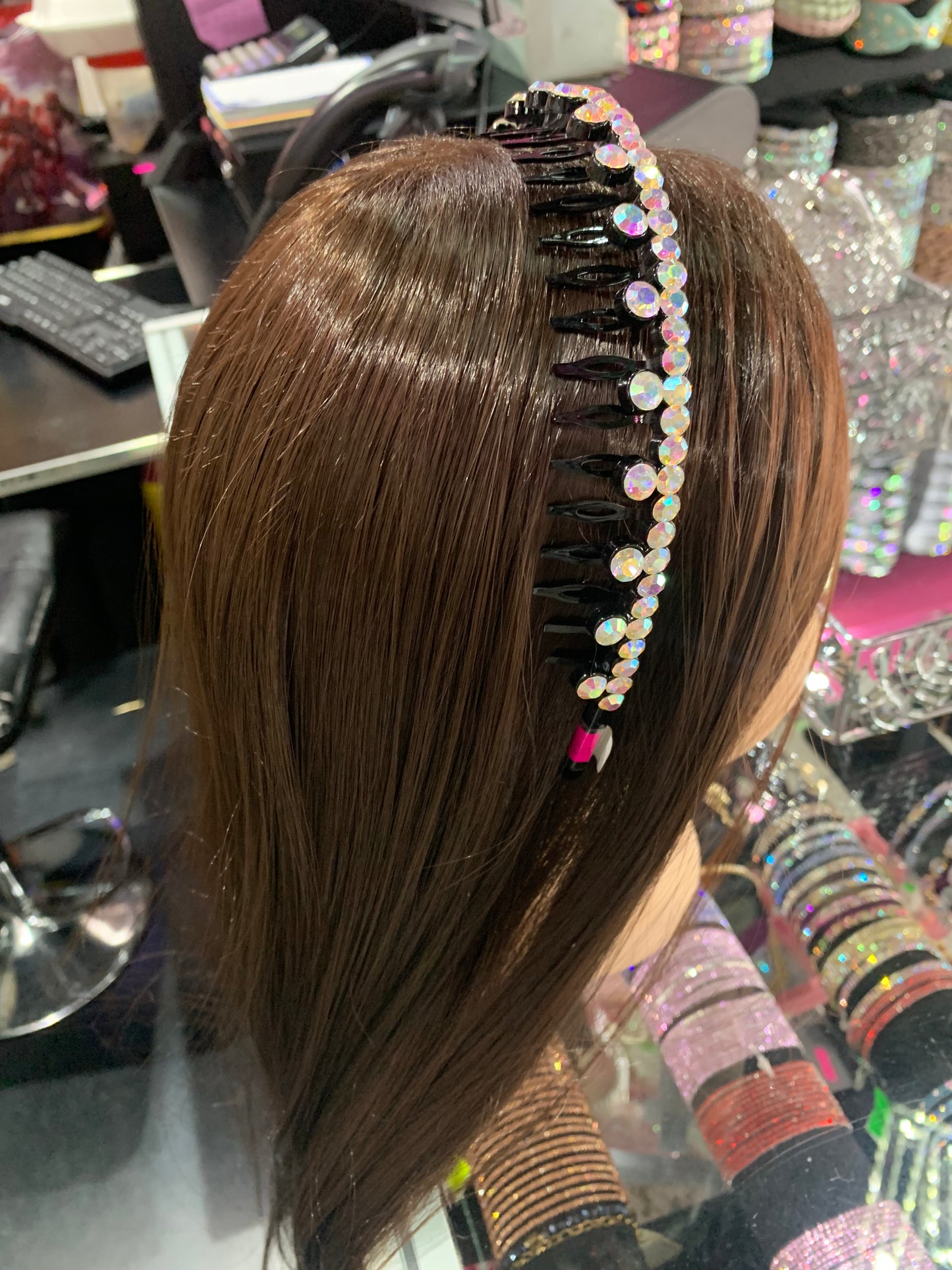 Diadema decorada - bling bling