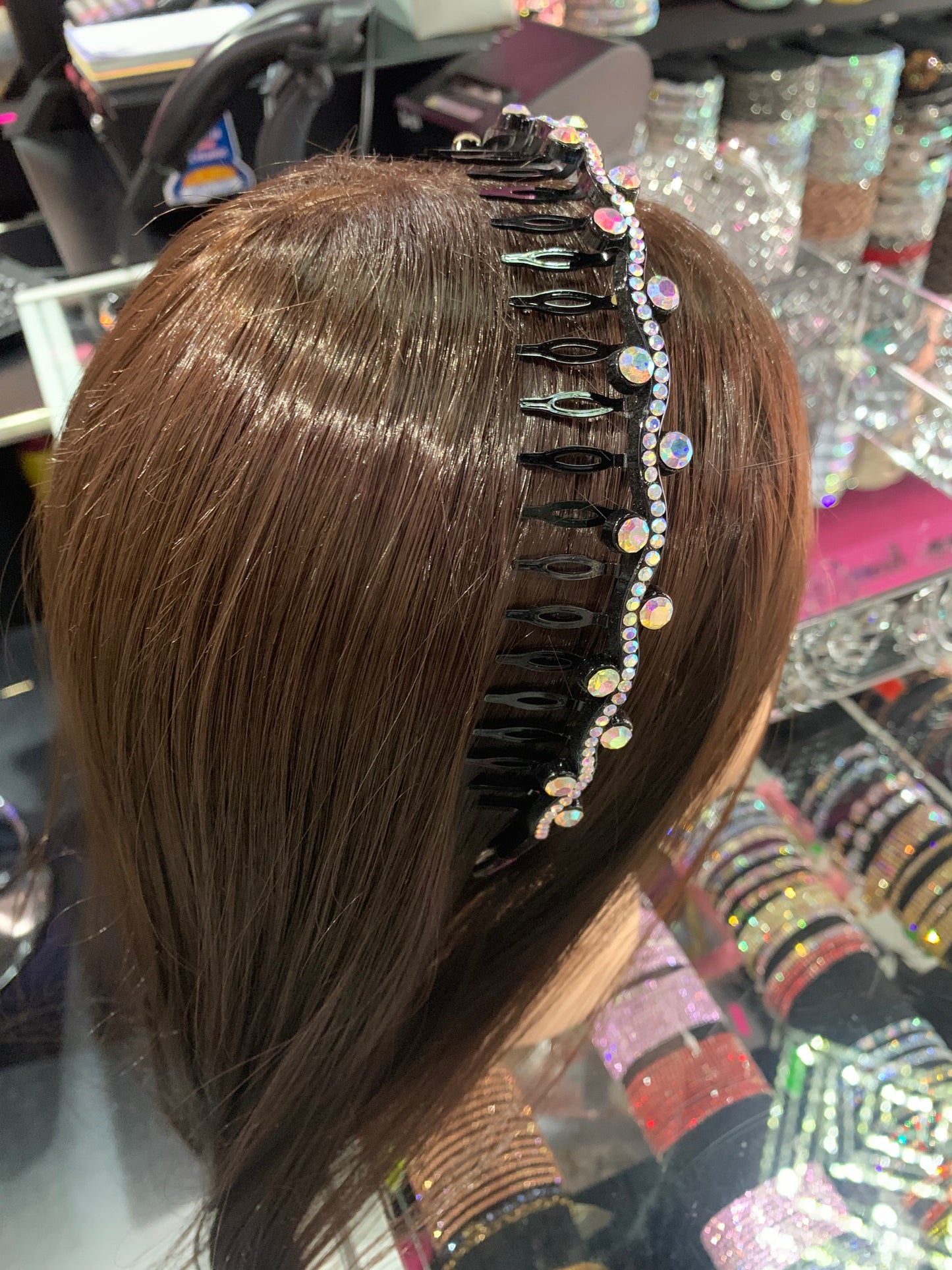 Diadema decorada - bling bling