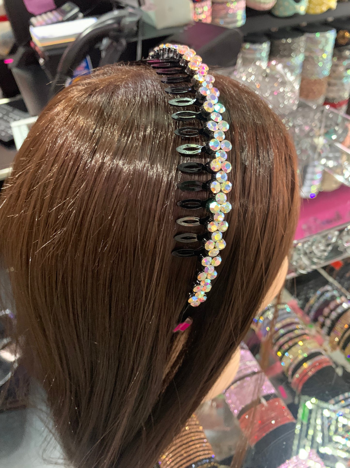 Diadema decorada - bling bling