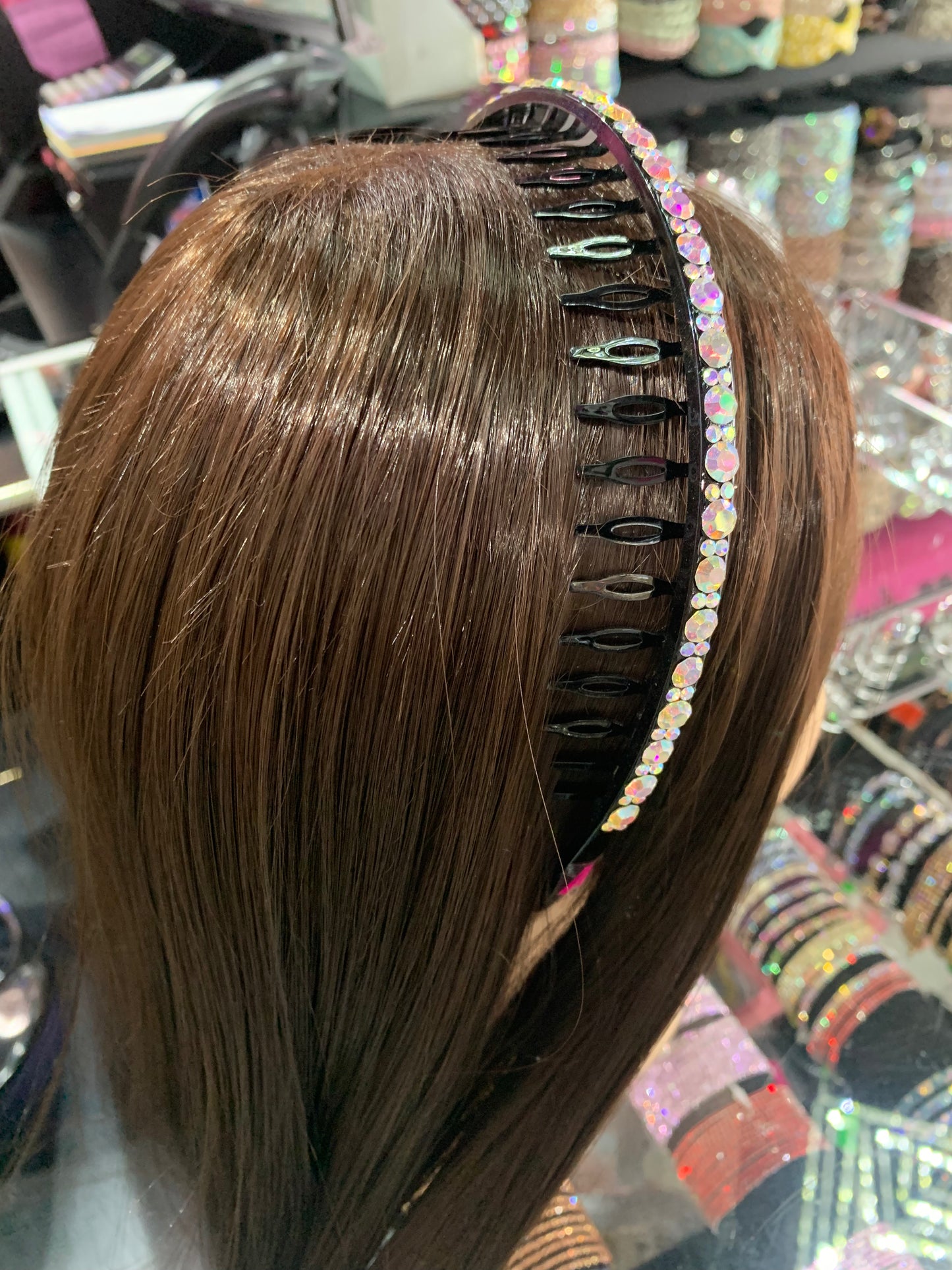 Diadema decorada - bling bling