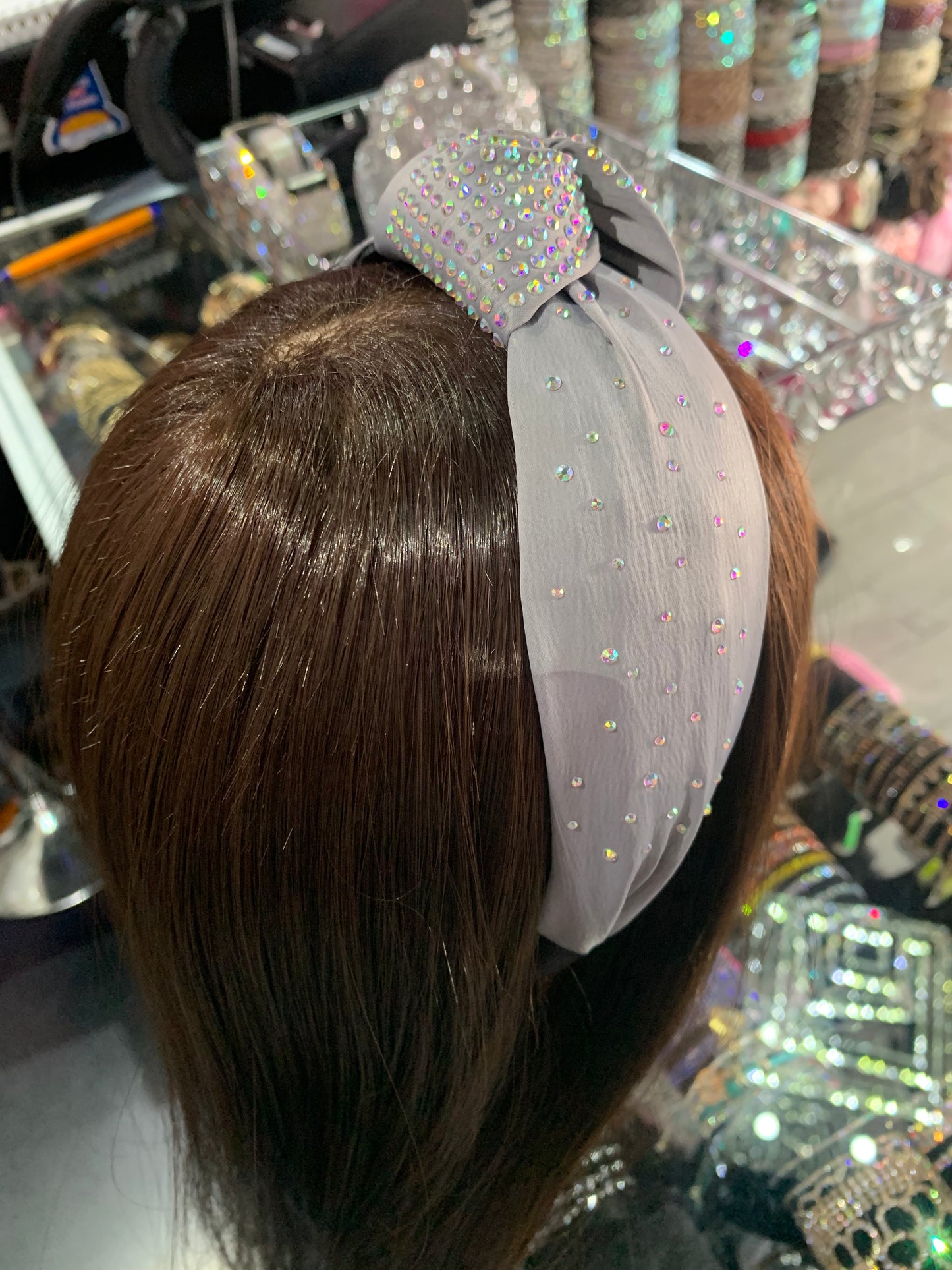Diadema decorada de tela - Bling Bling