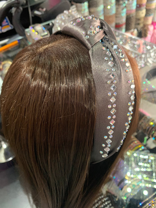 Diadema de tela decorada - Bling Bling