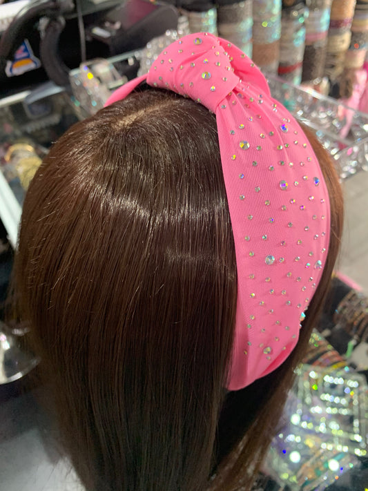 Diadema decorada brillosa de tela - Bling Bling