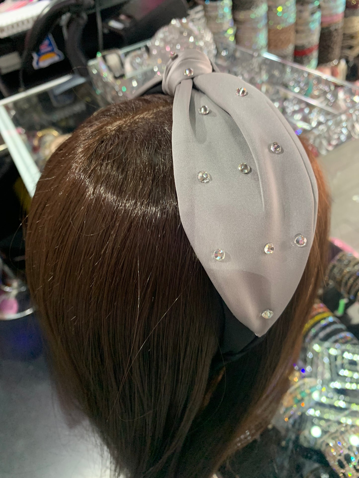 Diadema de tela decorada - Bling Bling