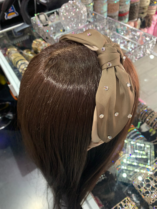 Diadema de tela decorada - Bling Bling