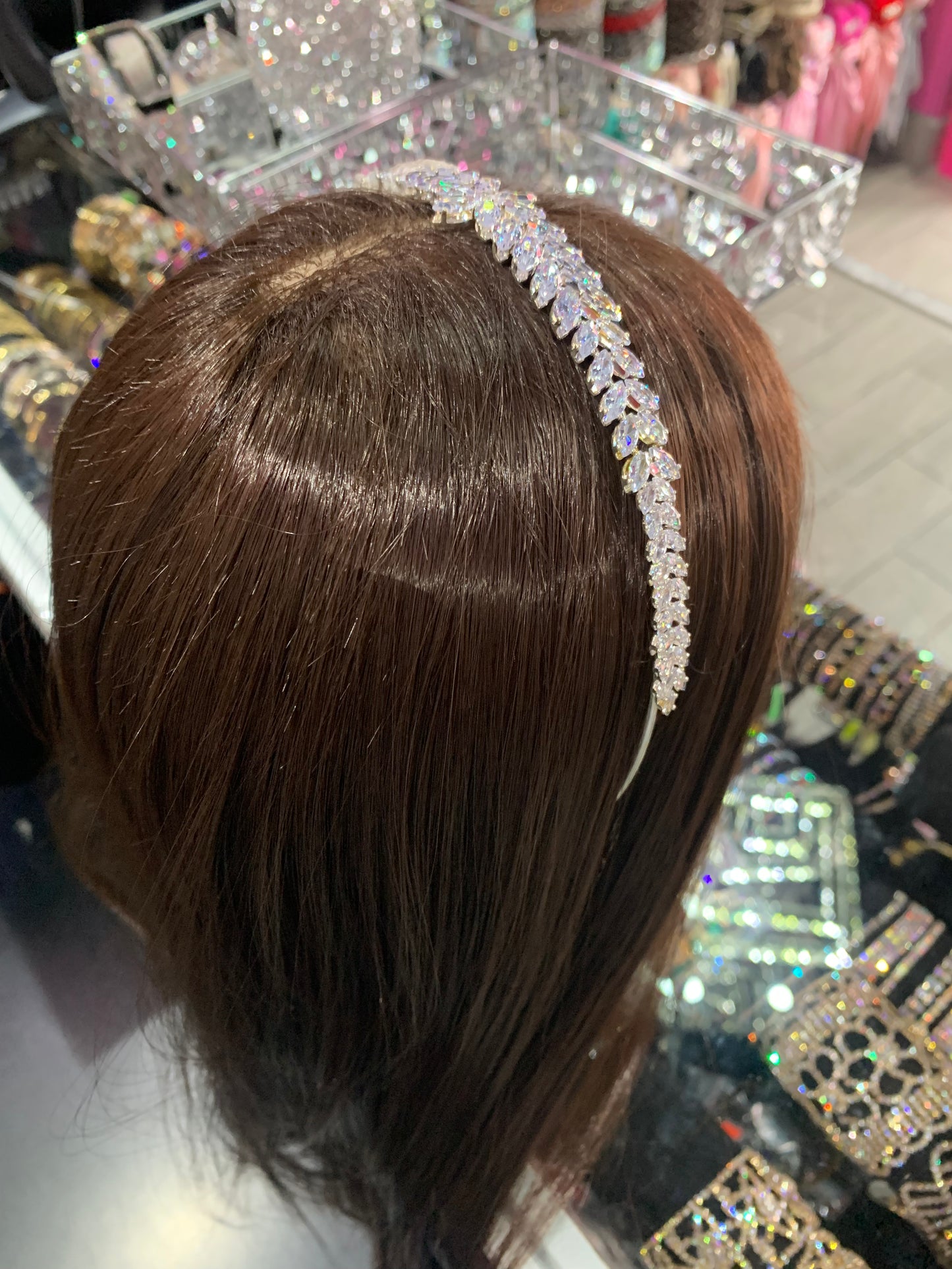 Diadema decorada - bling bling