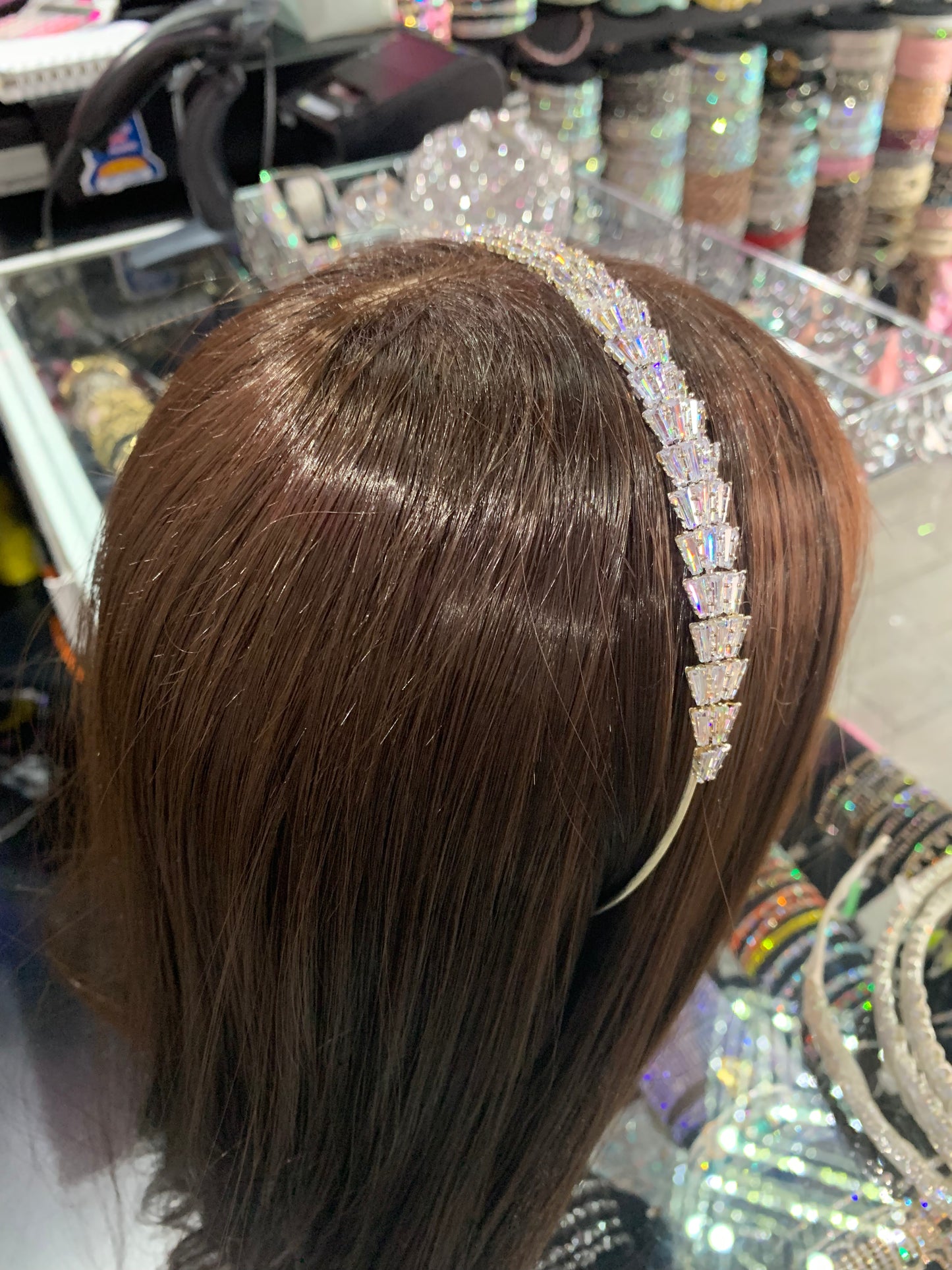 Diadema decorada - bling bling