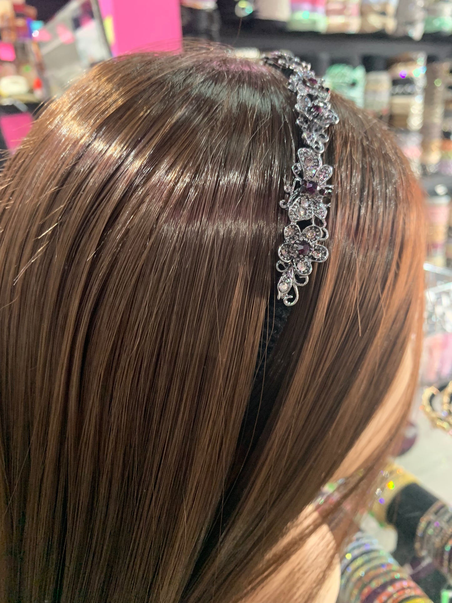 Diadema decorada - bling bling