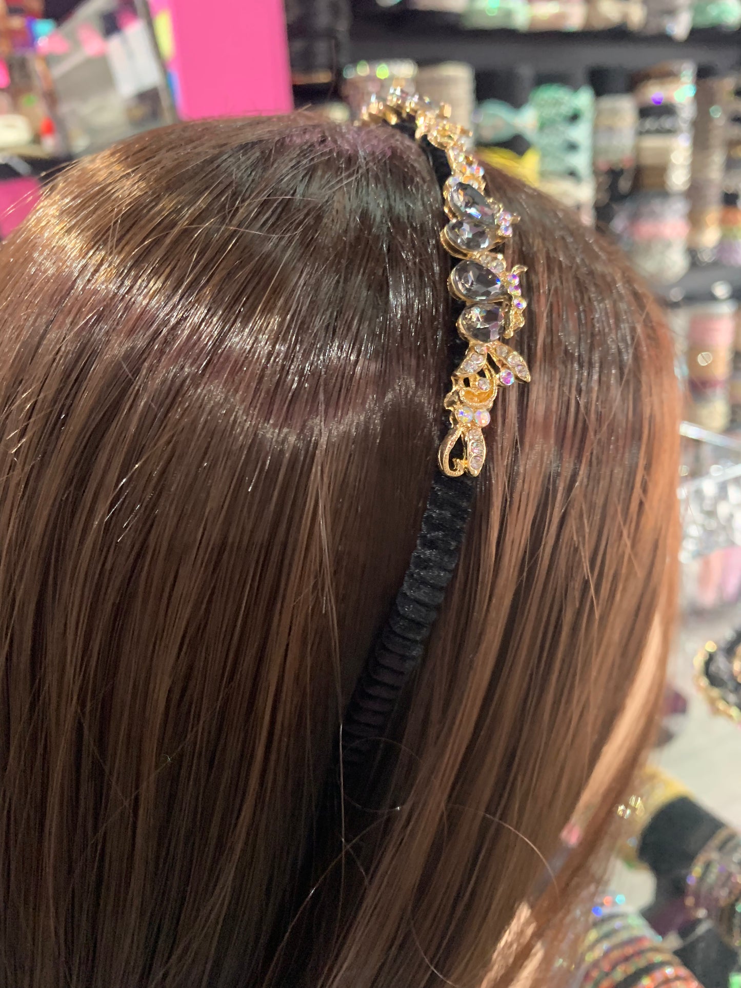 Diadema decorada - bling bling