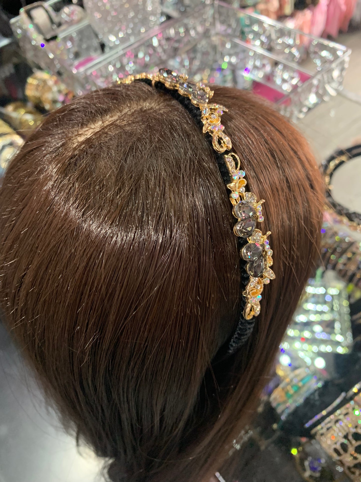 Diadema decorada - bling bling
