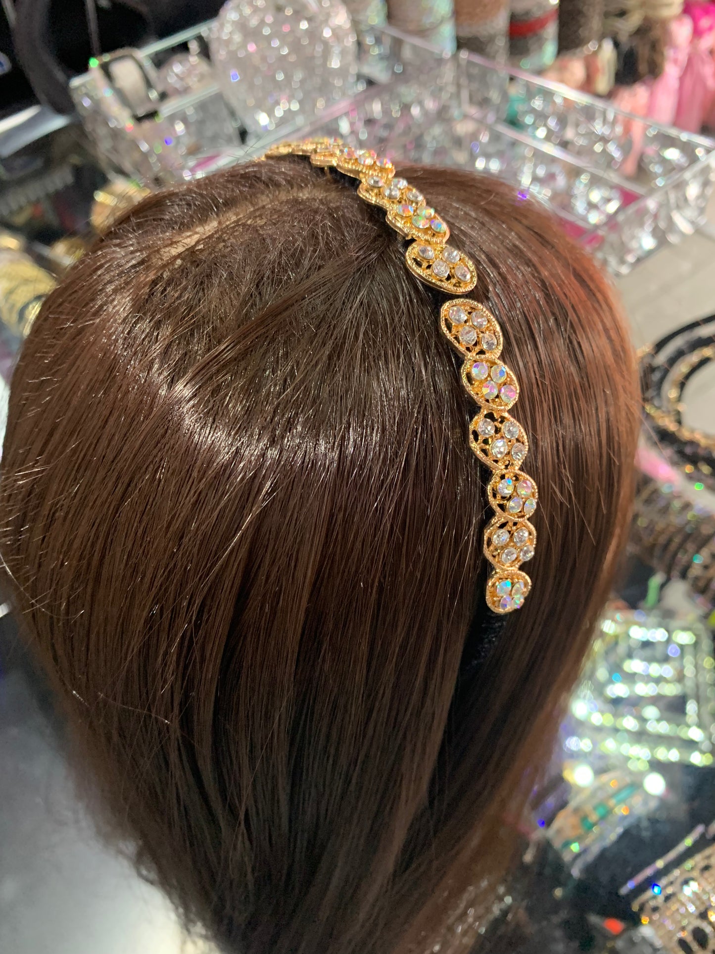 Diadema decorada - bling bling