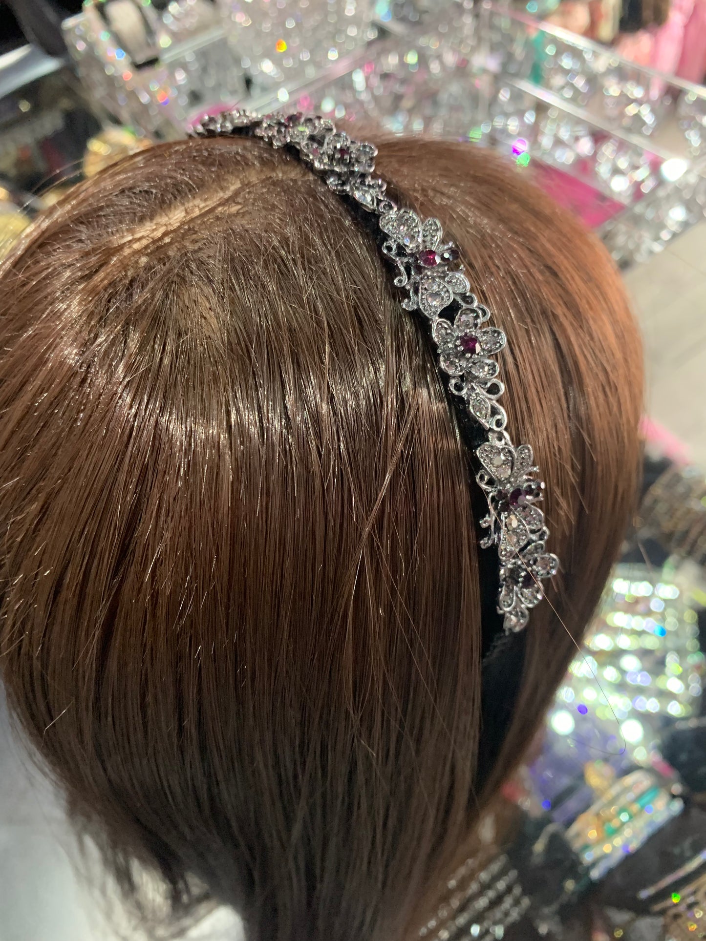 Diadema negra - bling bling