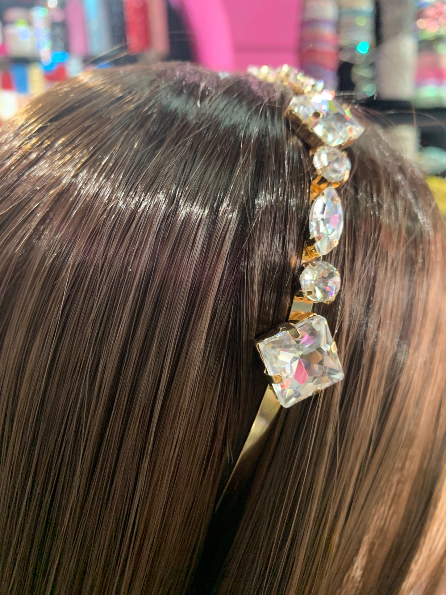 Diadema decorada - bling bling