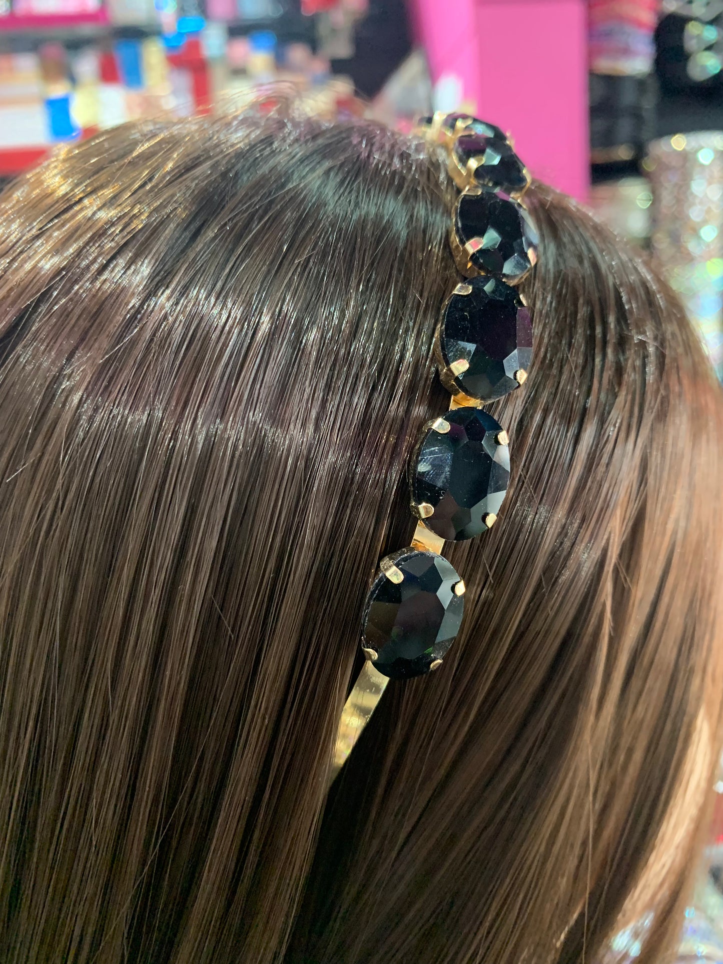 Diadema decorada - bling bling