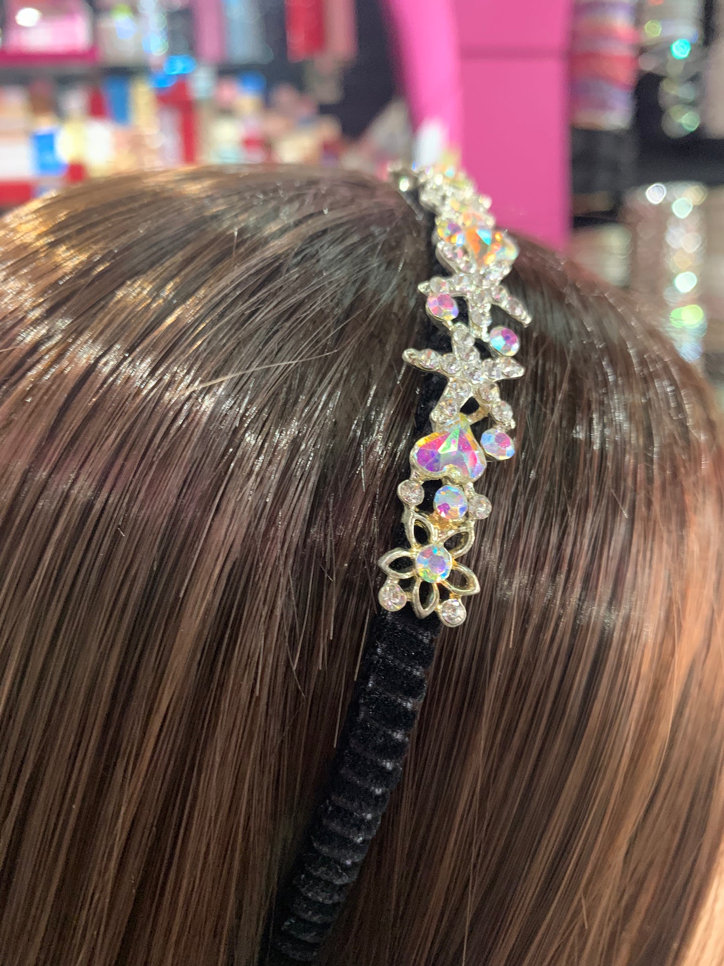 Diadema decorada - bling bling