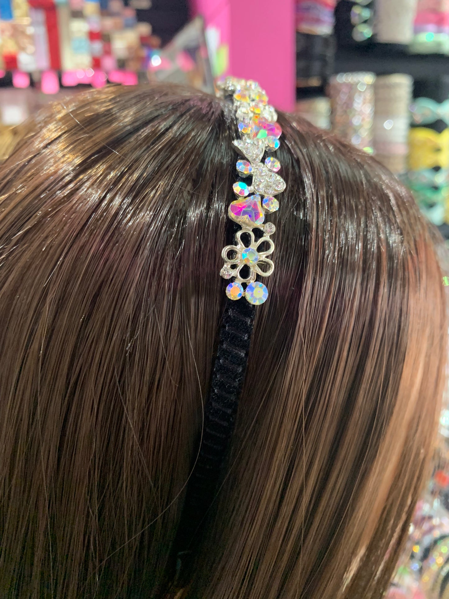 Diadema decorada - bling bling