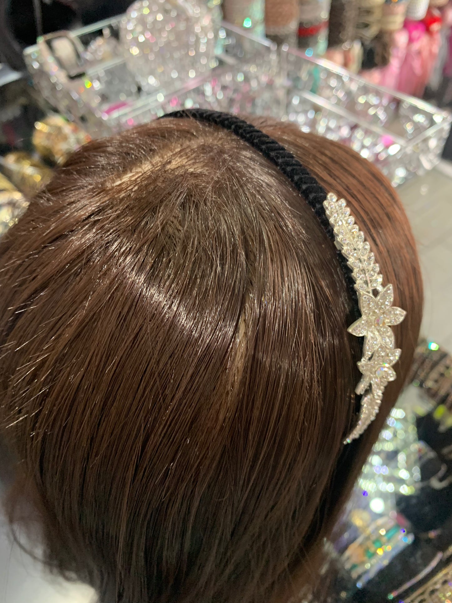 Diadema decorada - bling bling