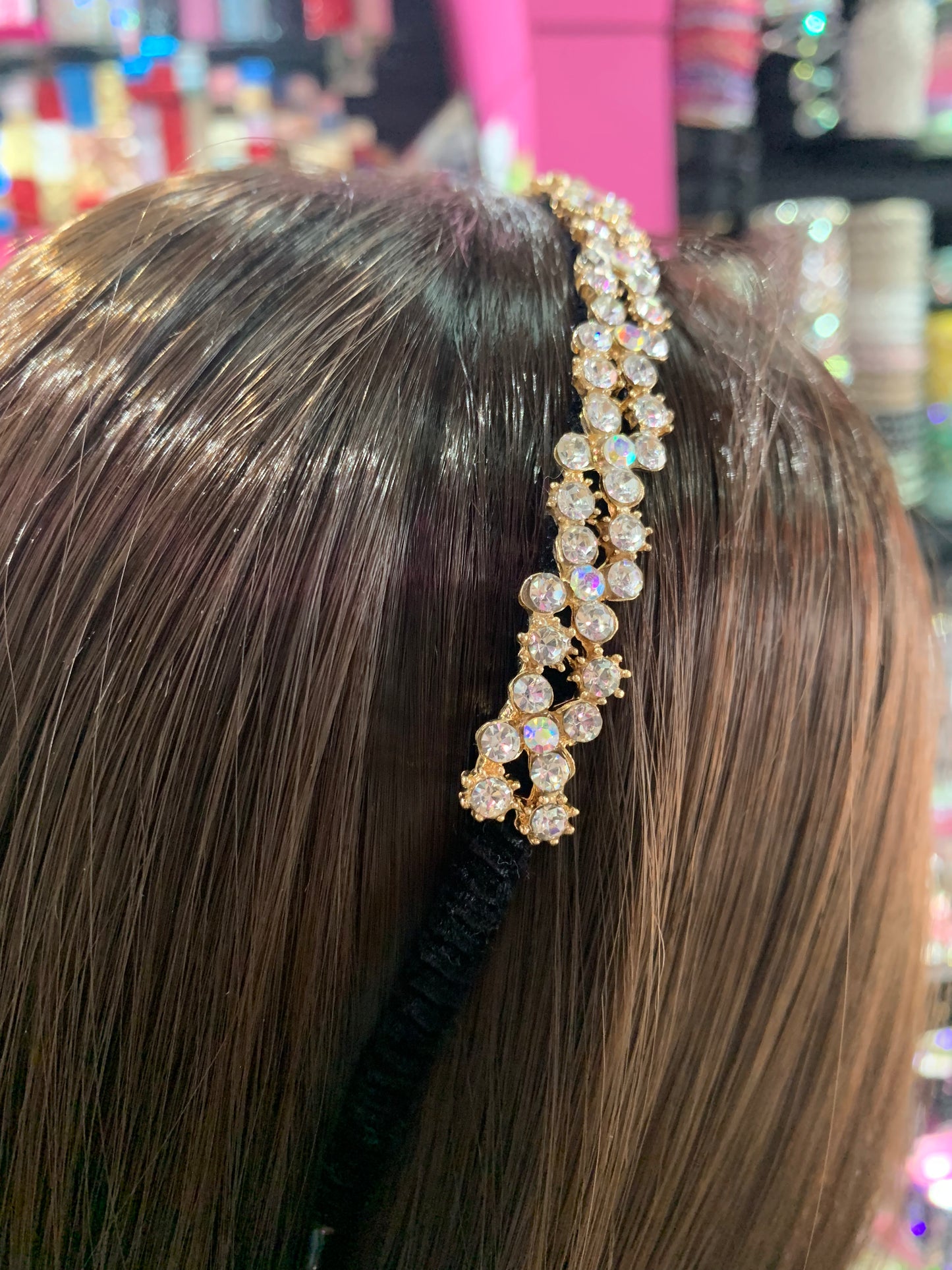 Diadema decorada - bling bling