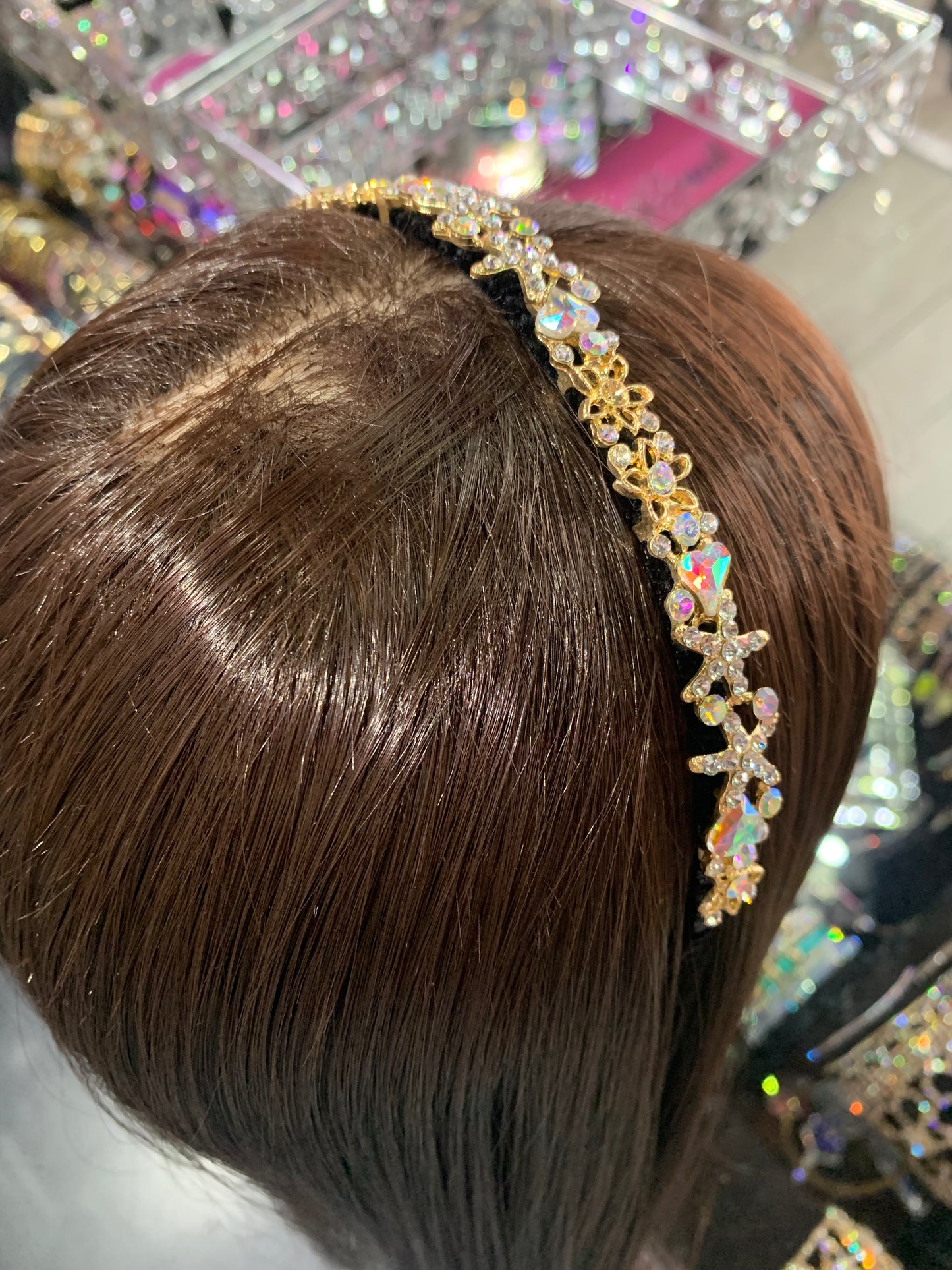 Diadema decorada - bling bling