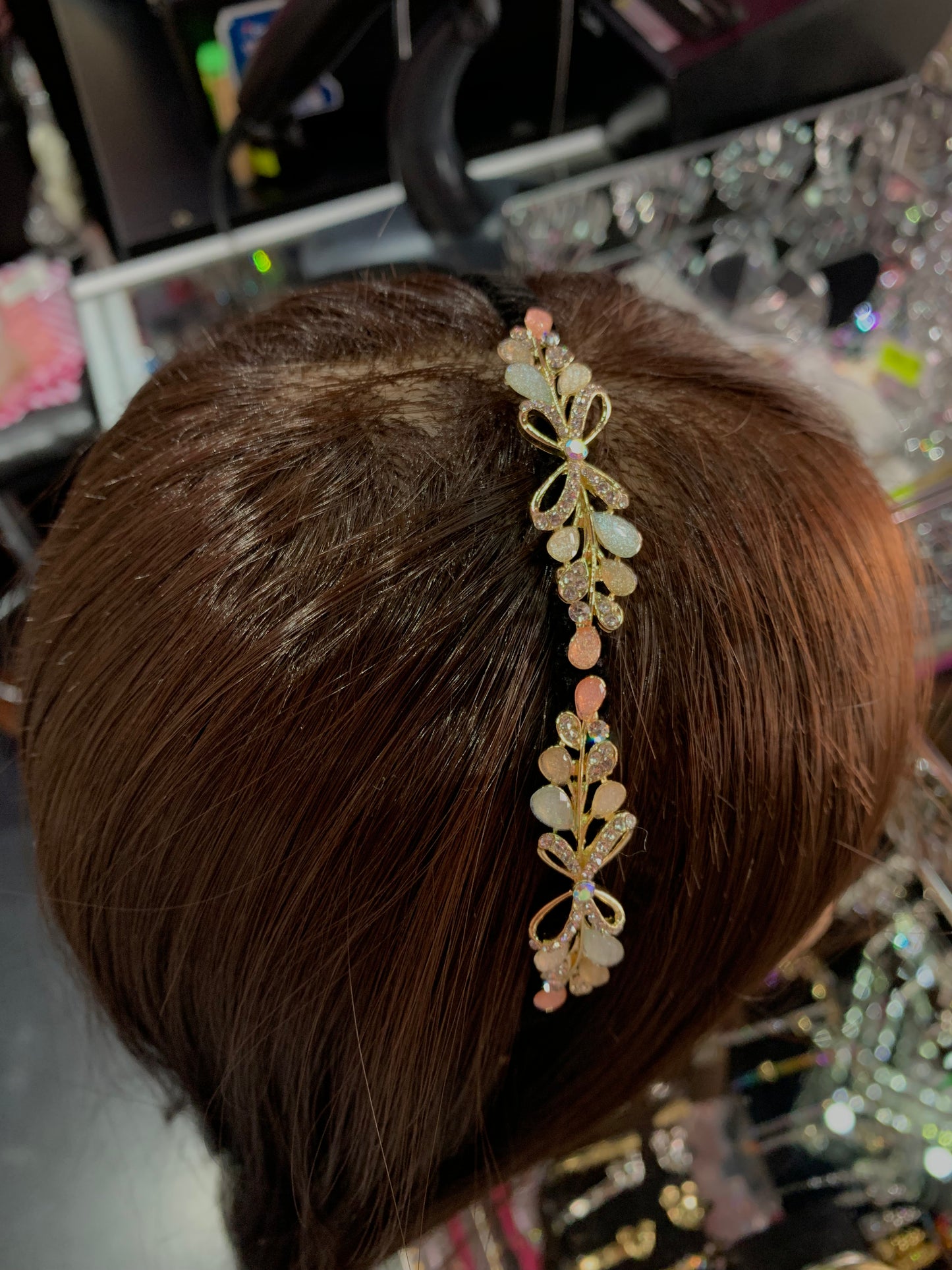 Diadema decorada - bling bling