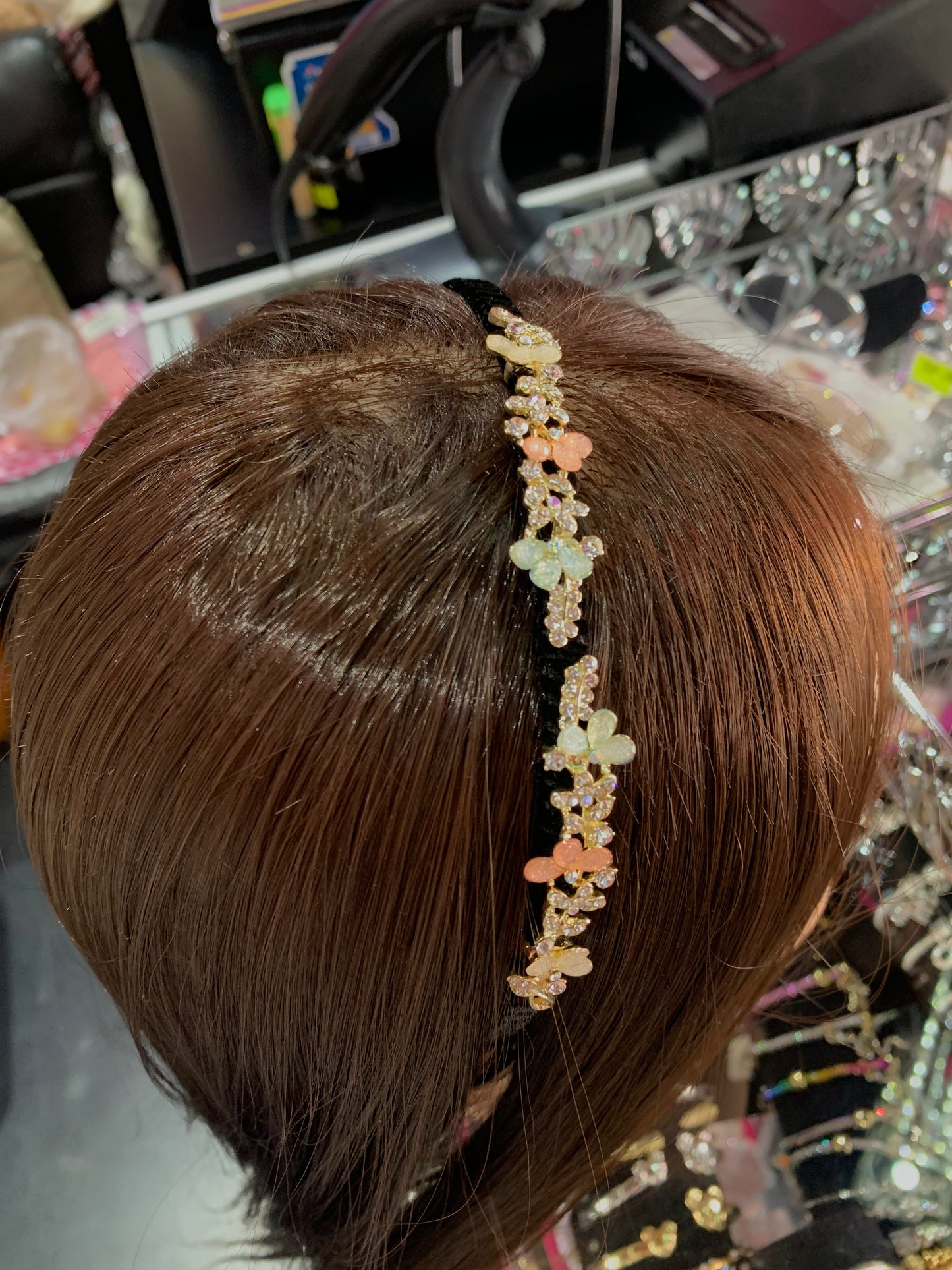 Diadema decorada - bling bling
