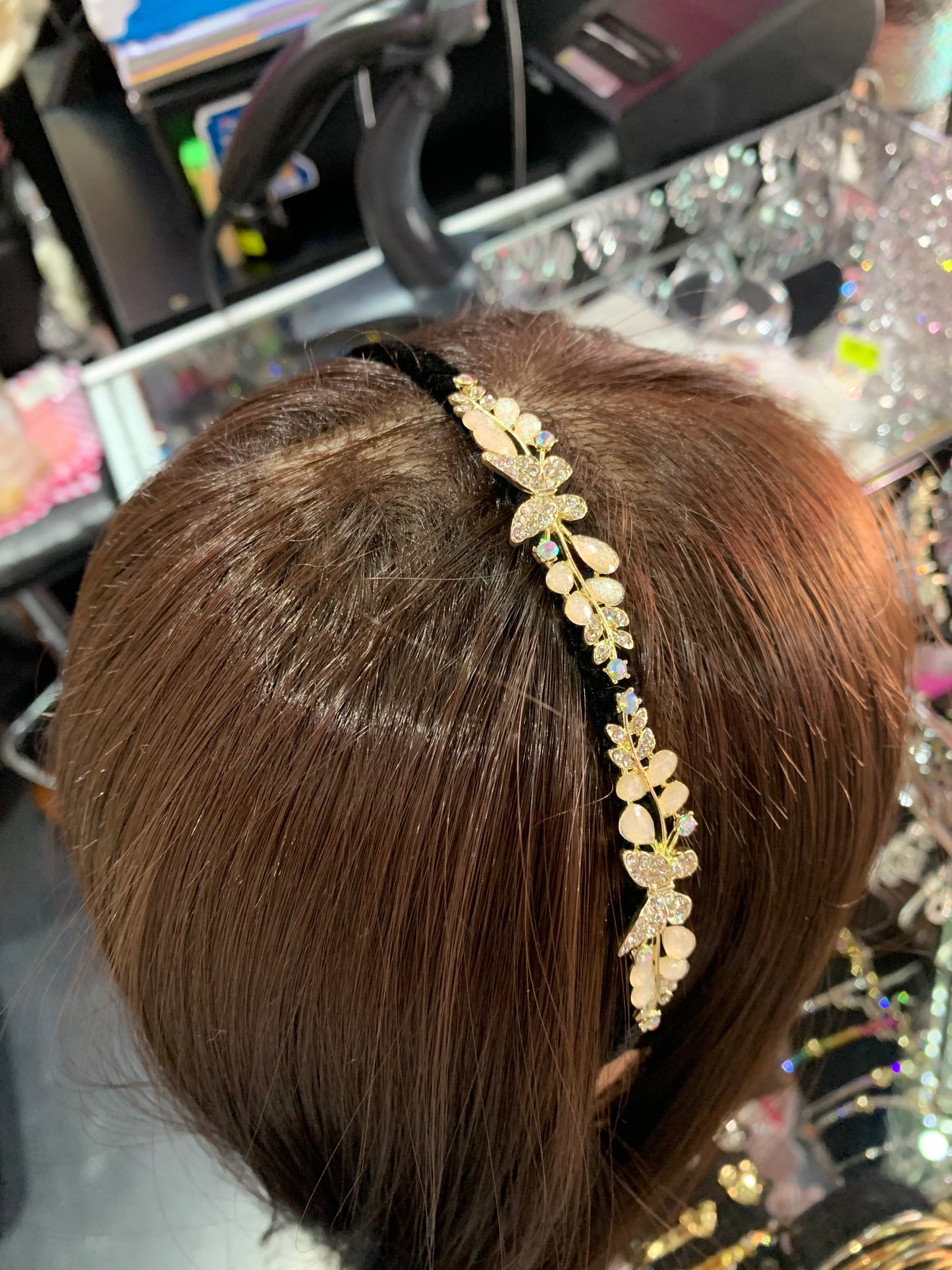 Diadema decorada - bling bling