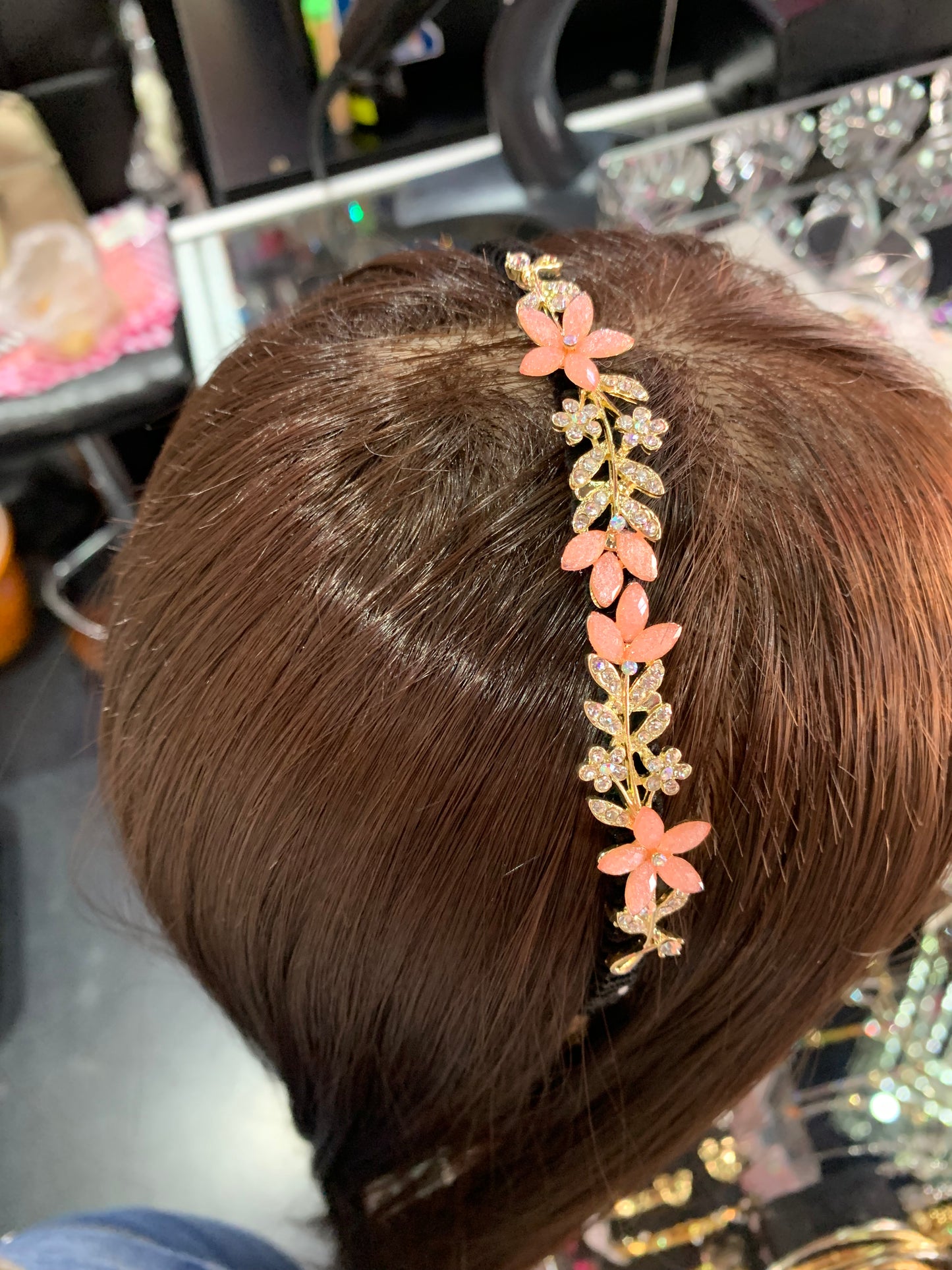 Diadema decorada - bling bling