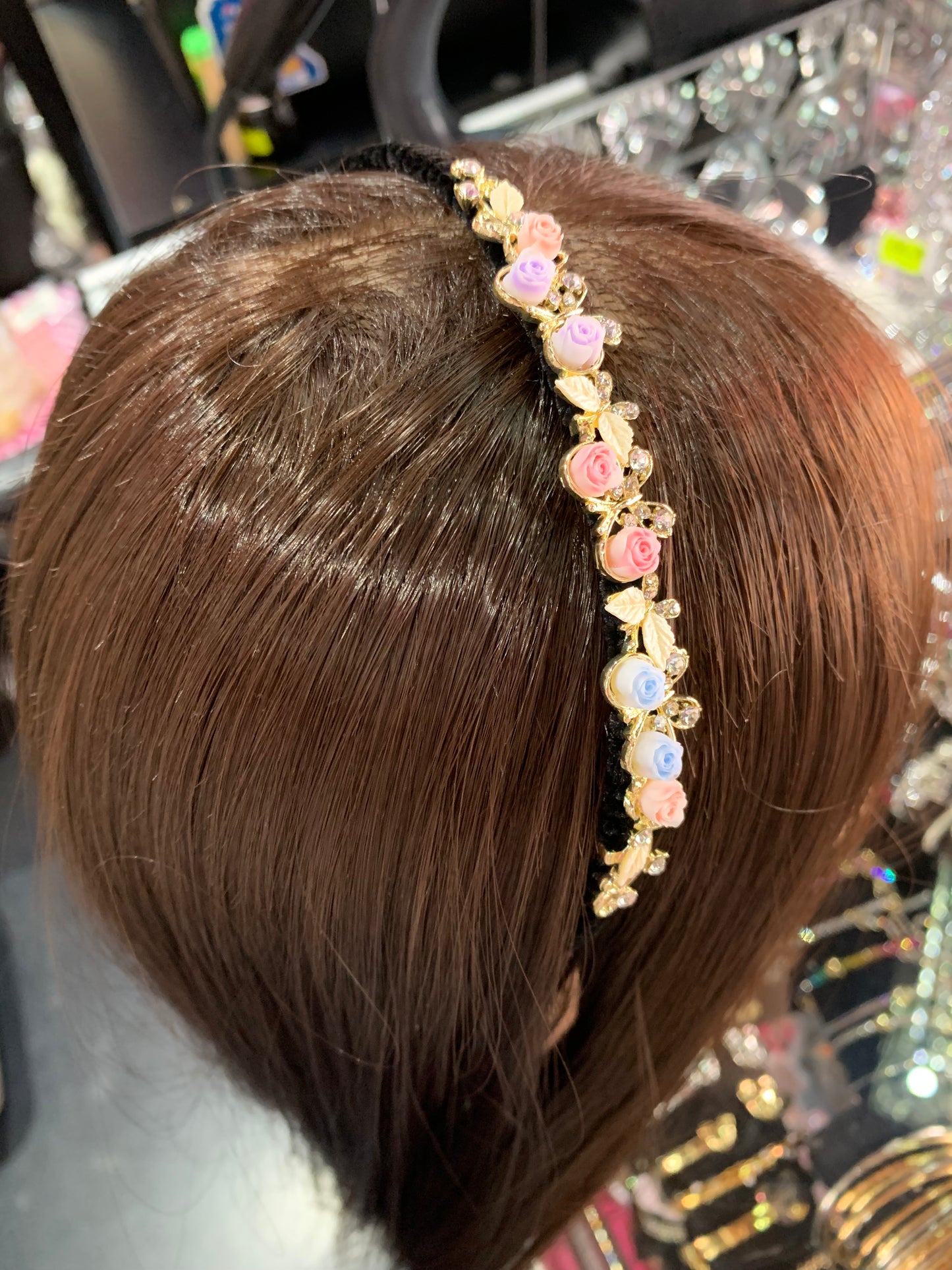 Diadema decorada - bling bling