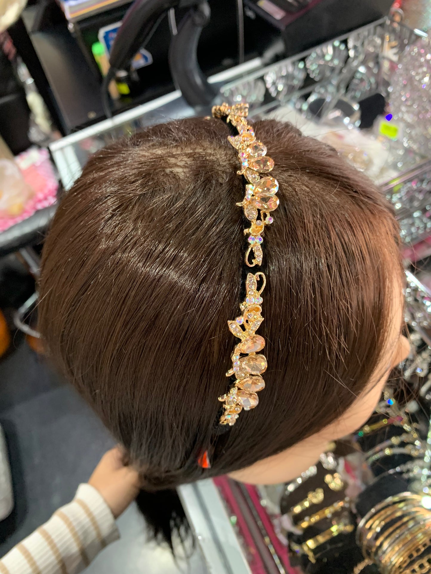 Diadema decorada - bling bling