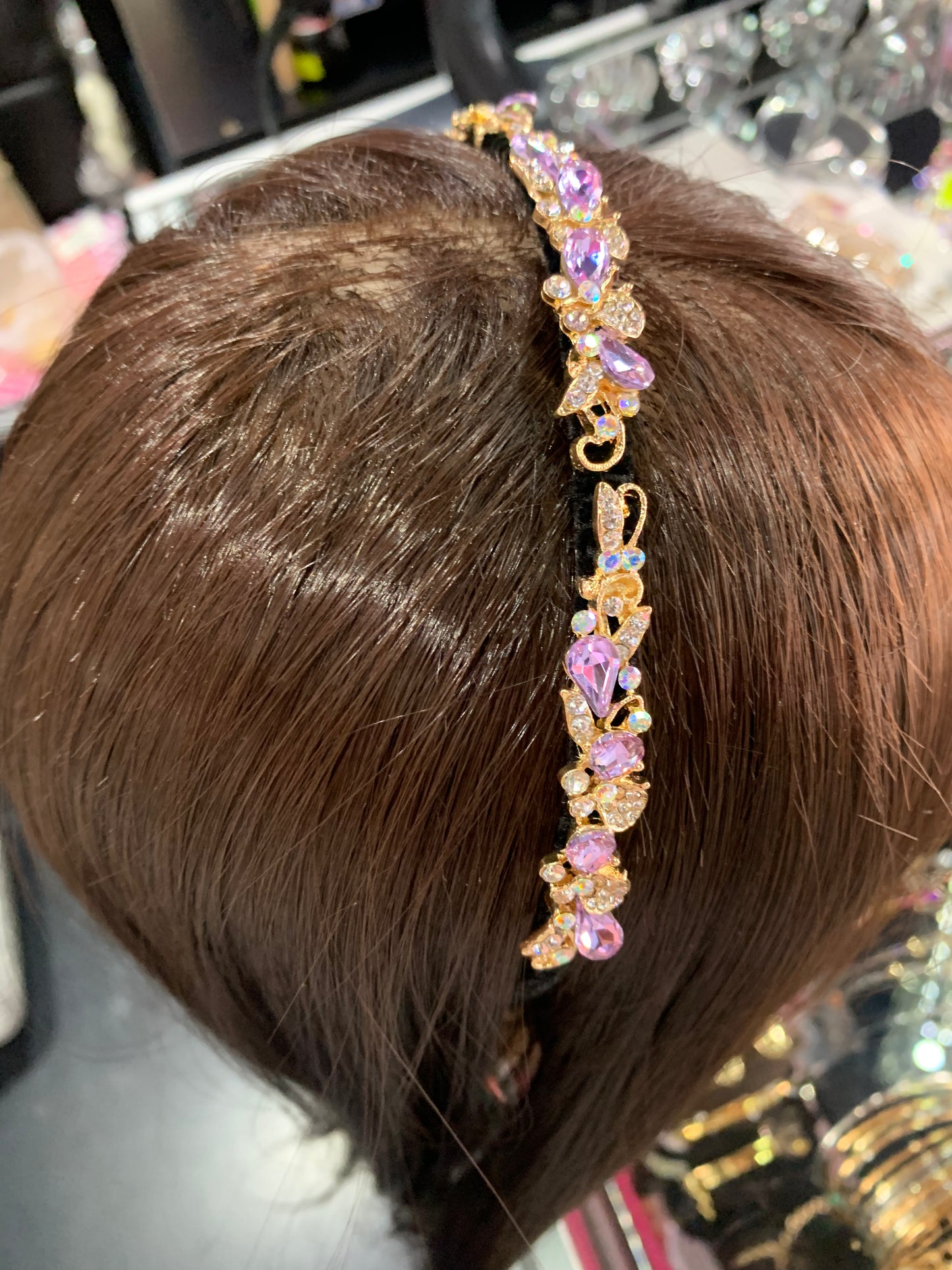 Diadema decorada - bling bling
