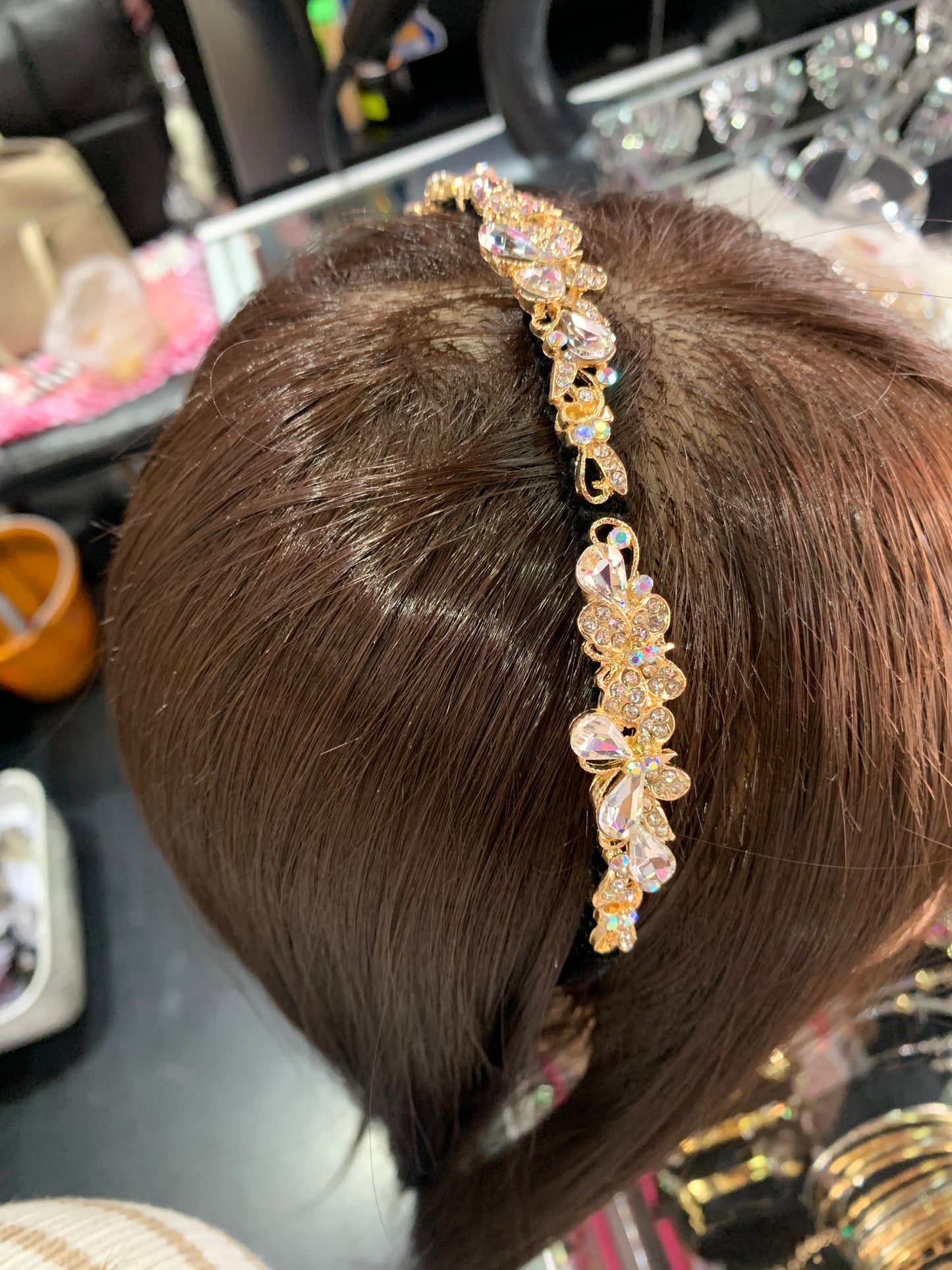 Diadema decorada - bling bling