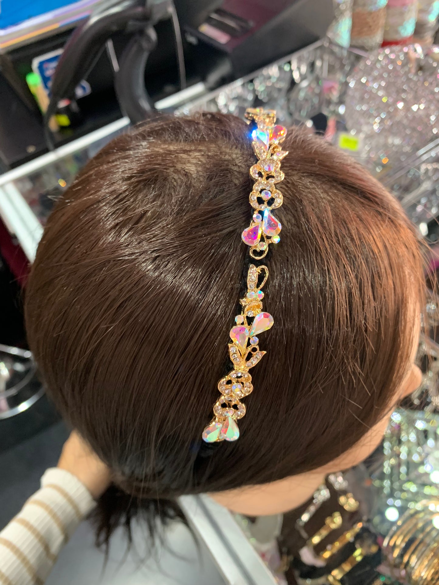 Diadema decorada - bling bling