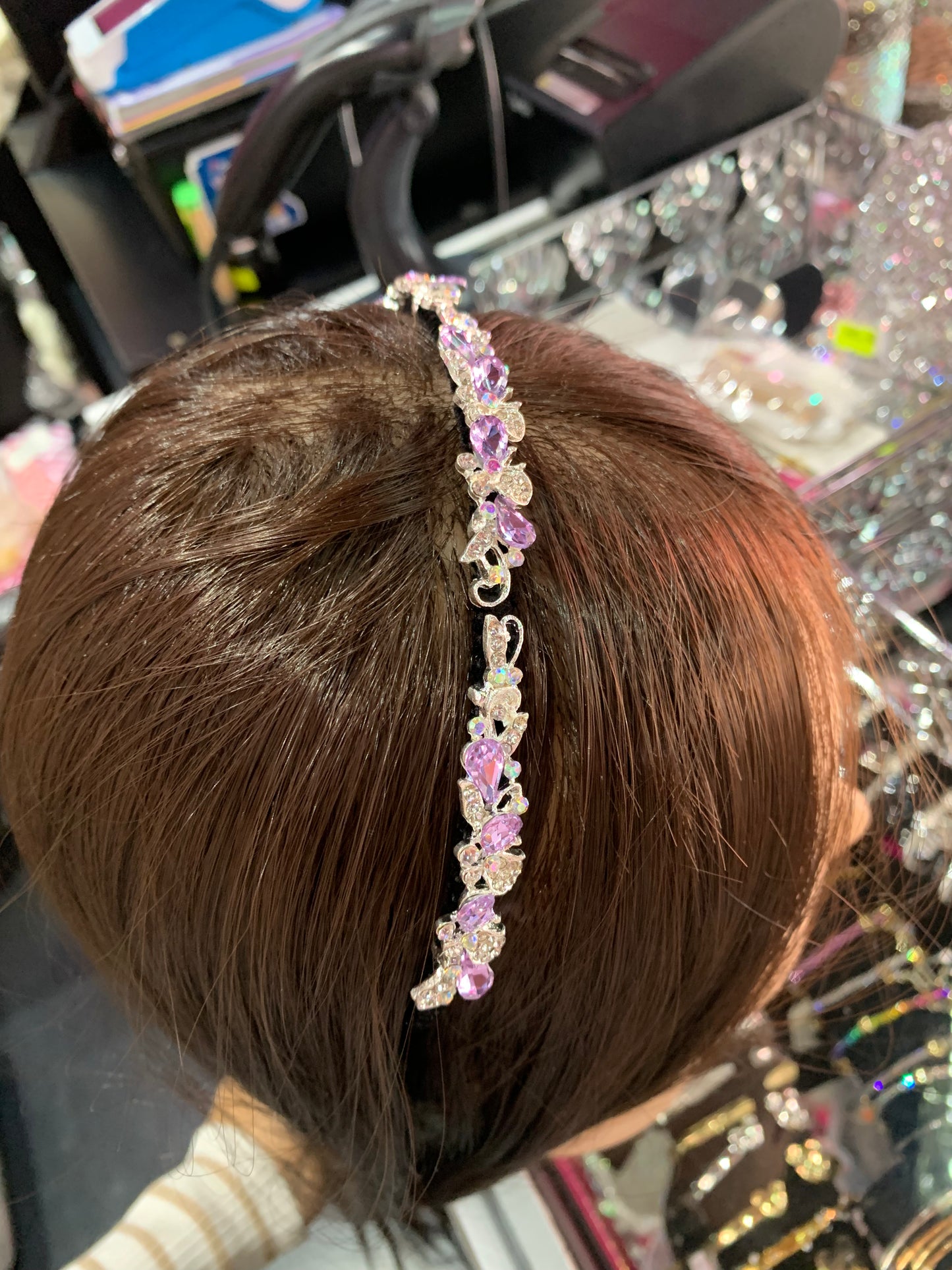 Diadema decorada - bling bling