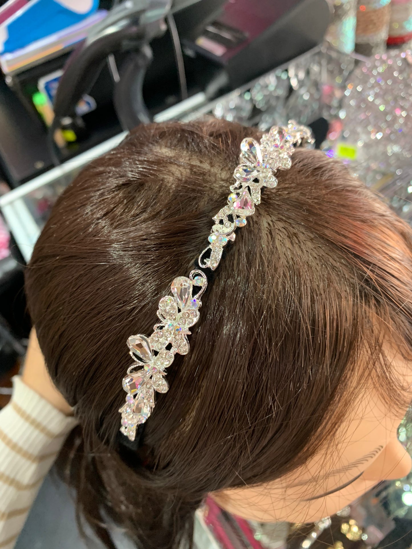 Diadema decorada - bling bling