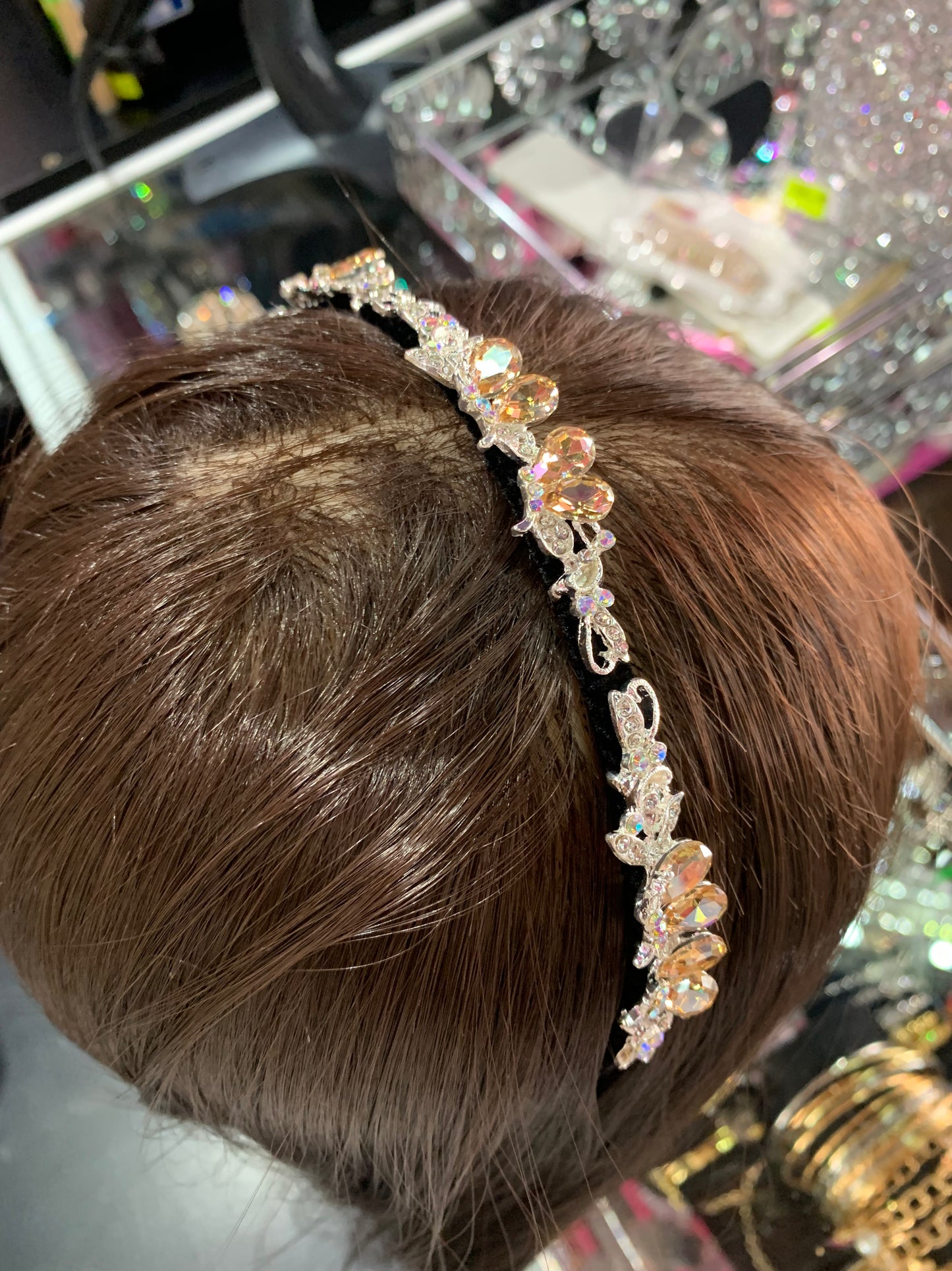 Diadema decorada - bling bling