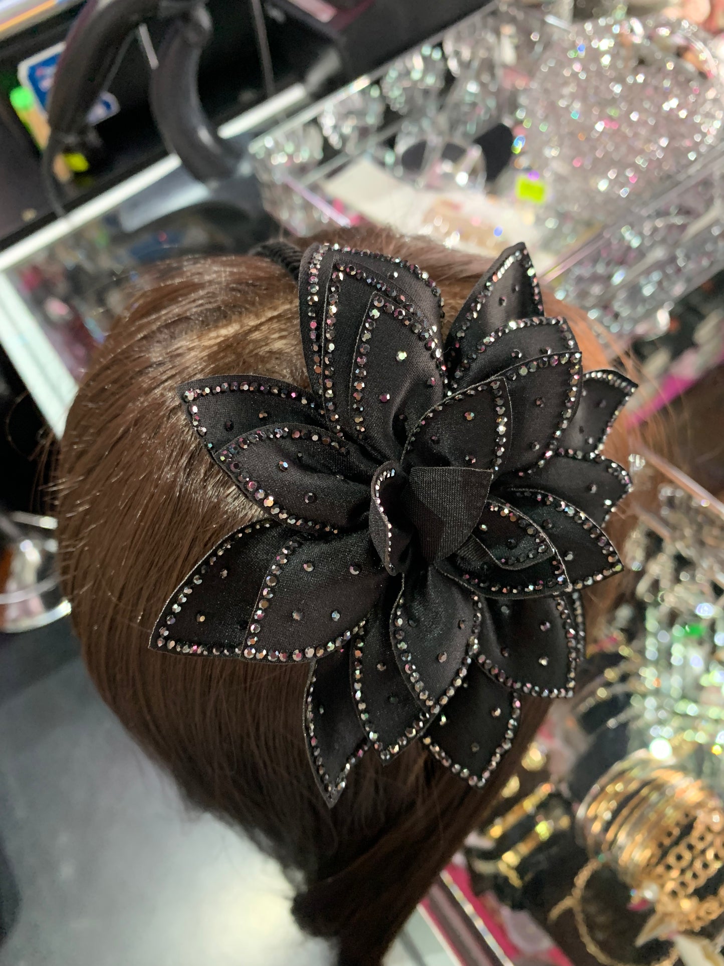 Diadema de flor - bling bling