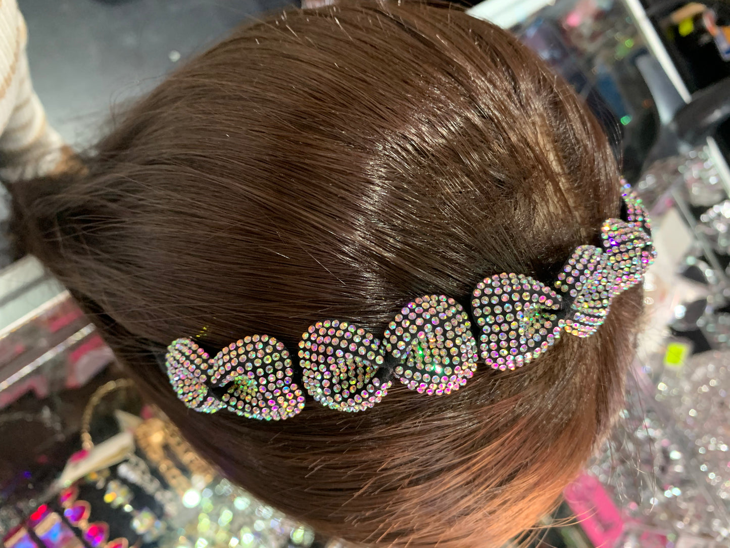 Diadema decorada - bling bling