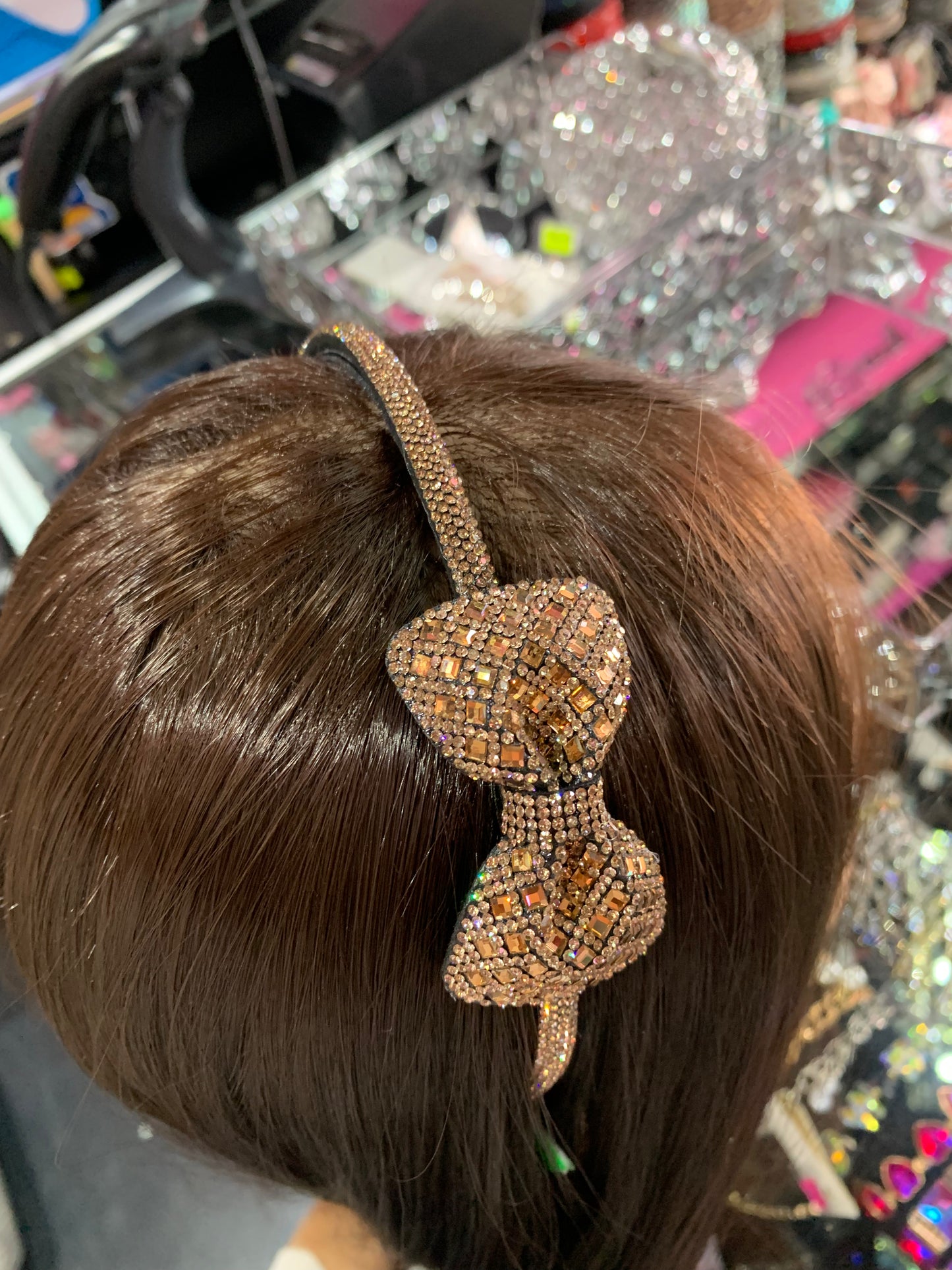 Diadema con moño - bling bling