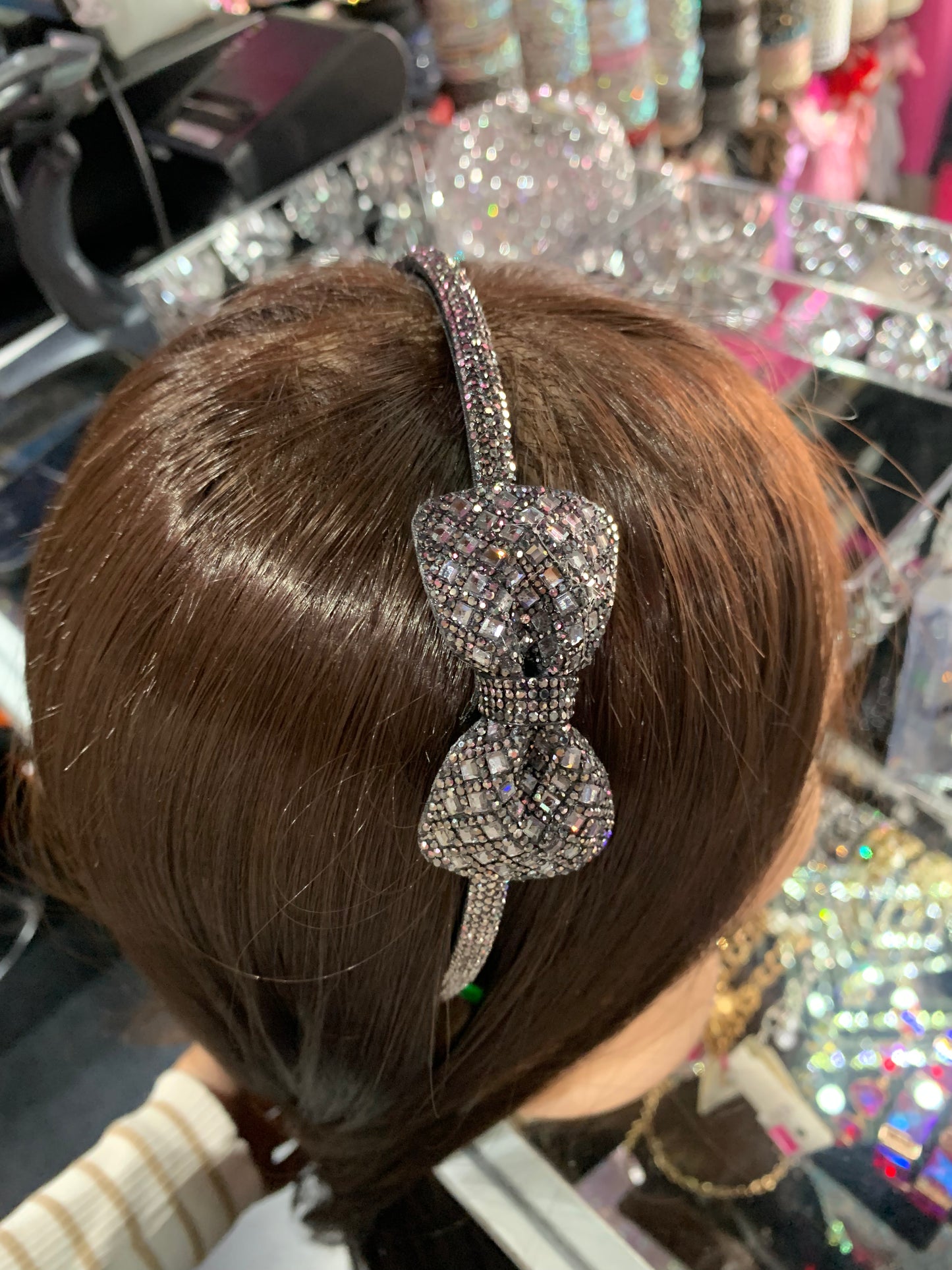 Diadema con moño - bling bling