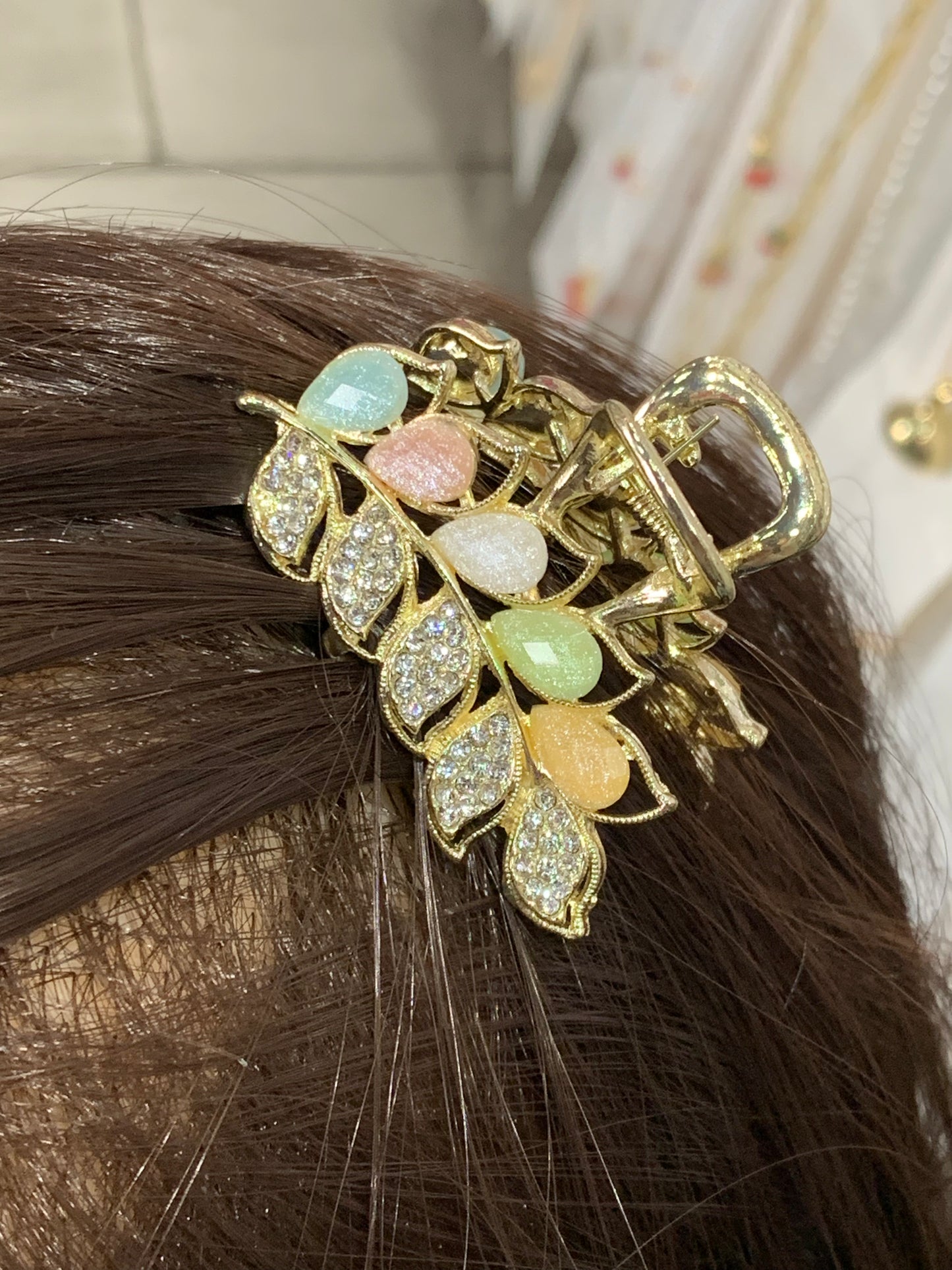 Pinza decorada mini - bling bling